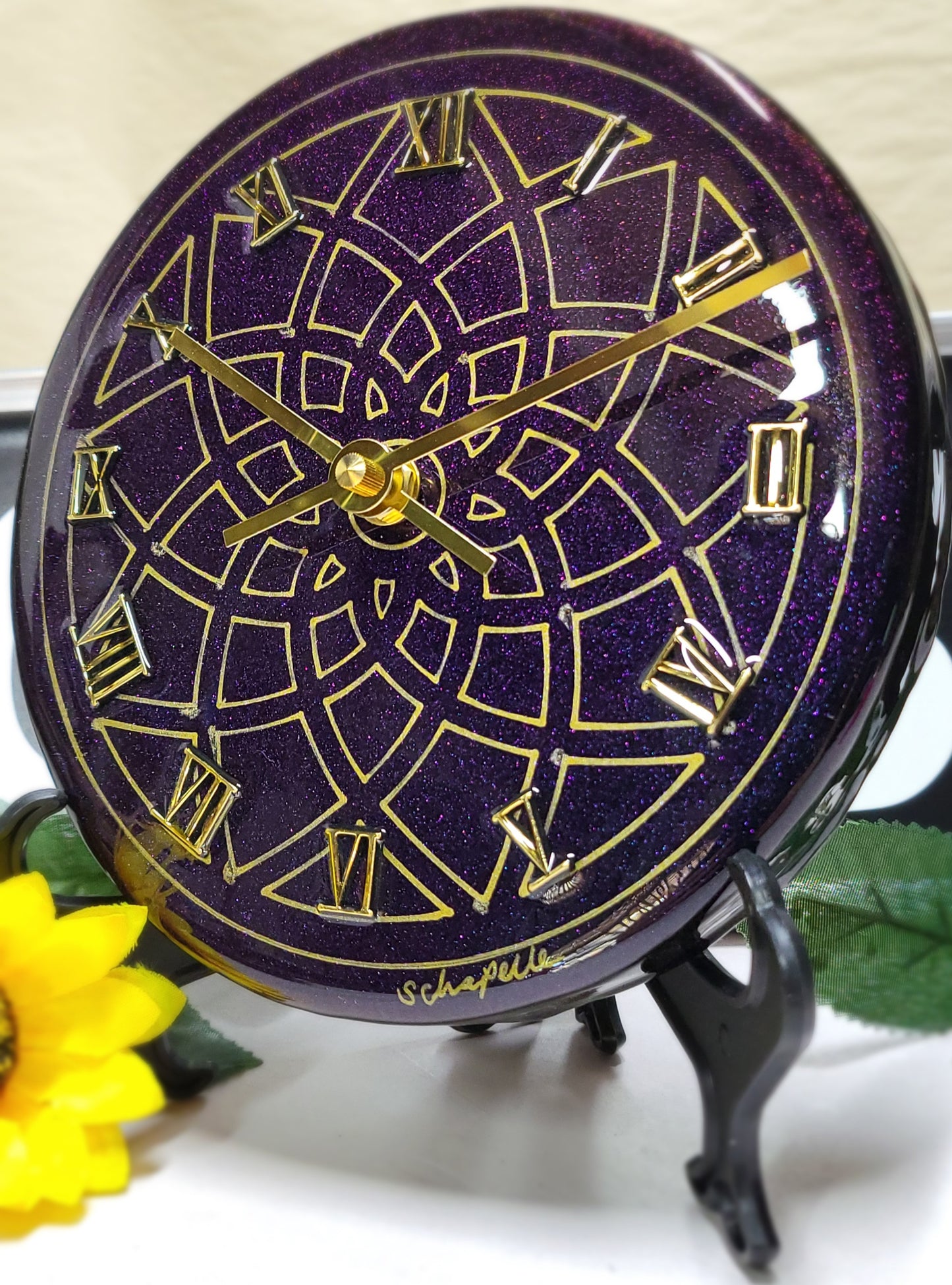 Epoxy Resin Wall Clock Small (ab1752)
