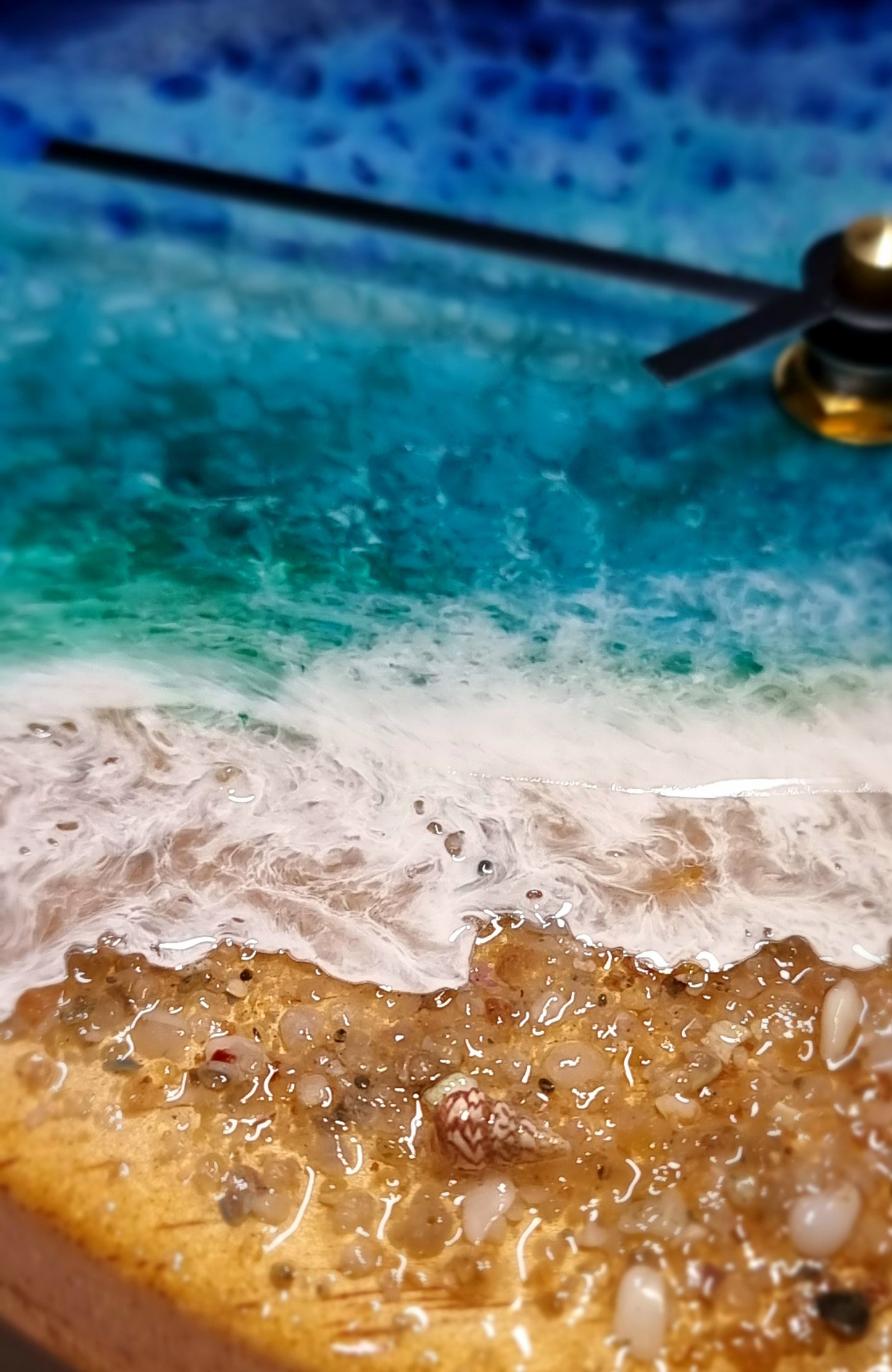 Epoxy Resin Wall Clock Small (ab1678)