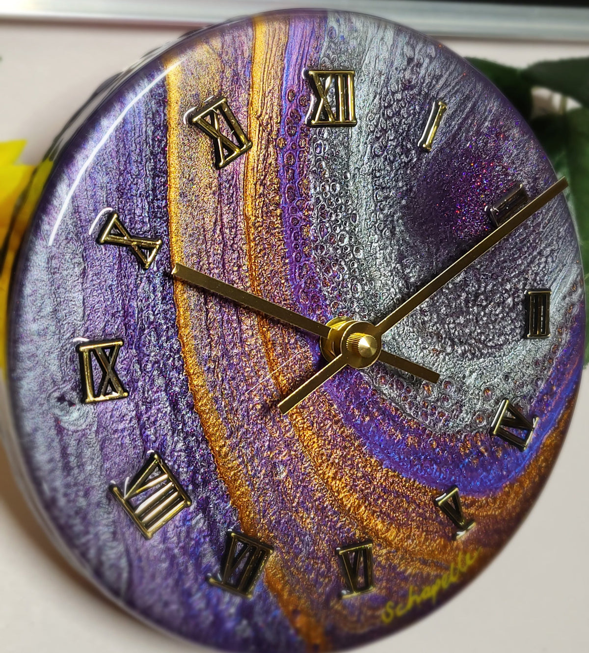 Epoxy Resin Wall Clock Small (ab1800)