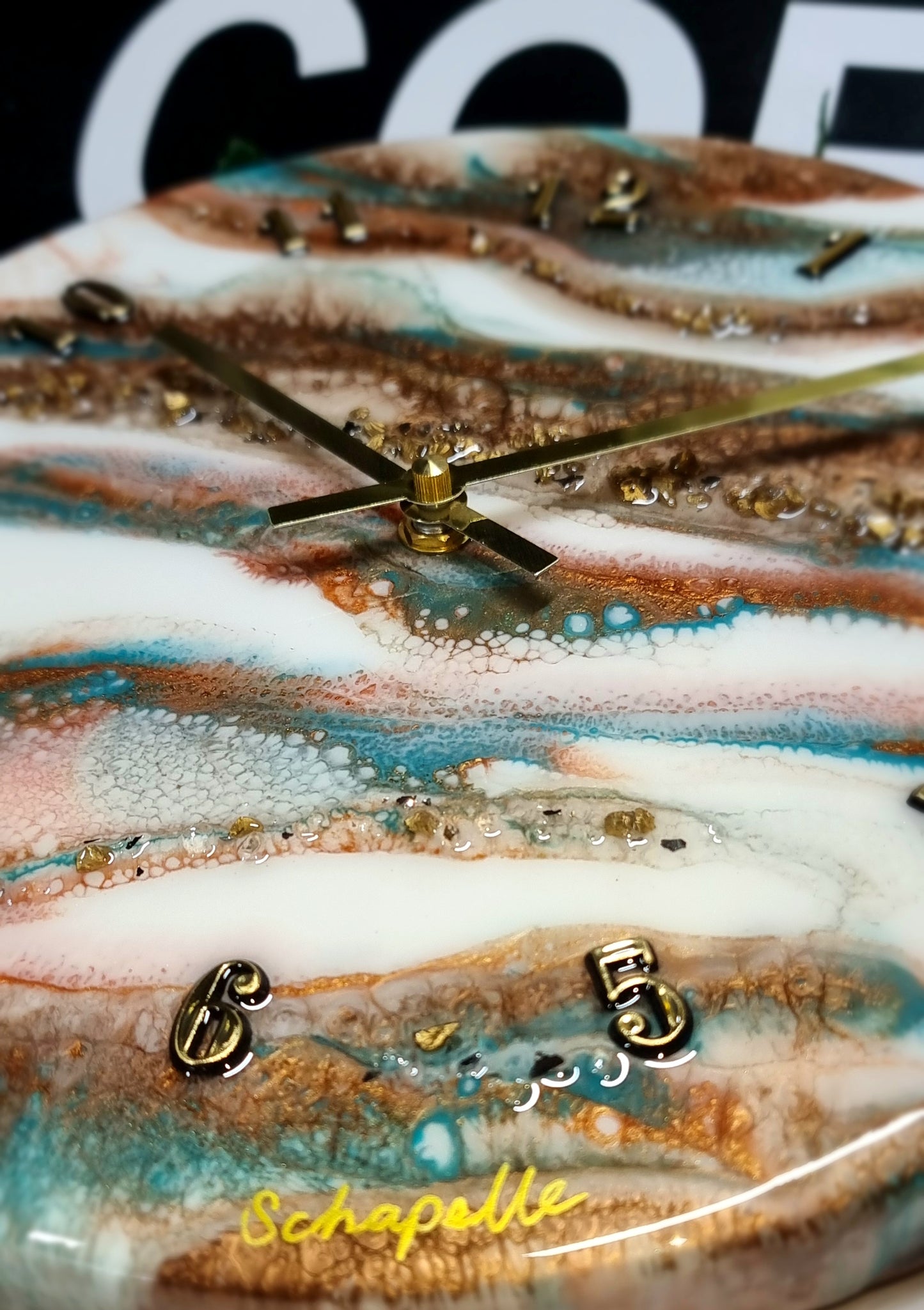 Epoxy Resin Wall Clock Regular (ab1658)