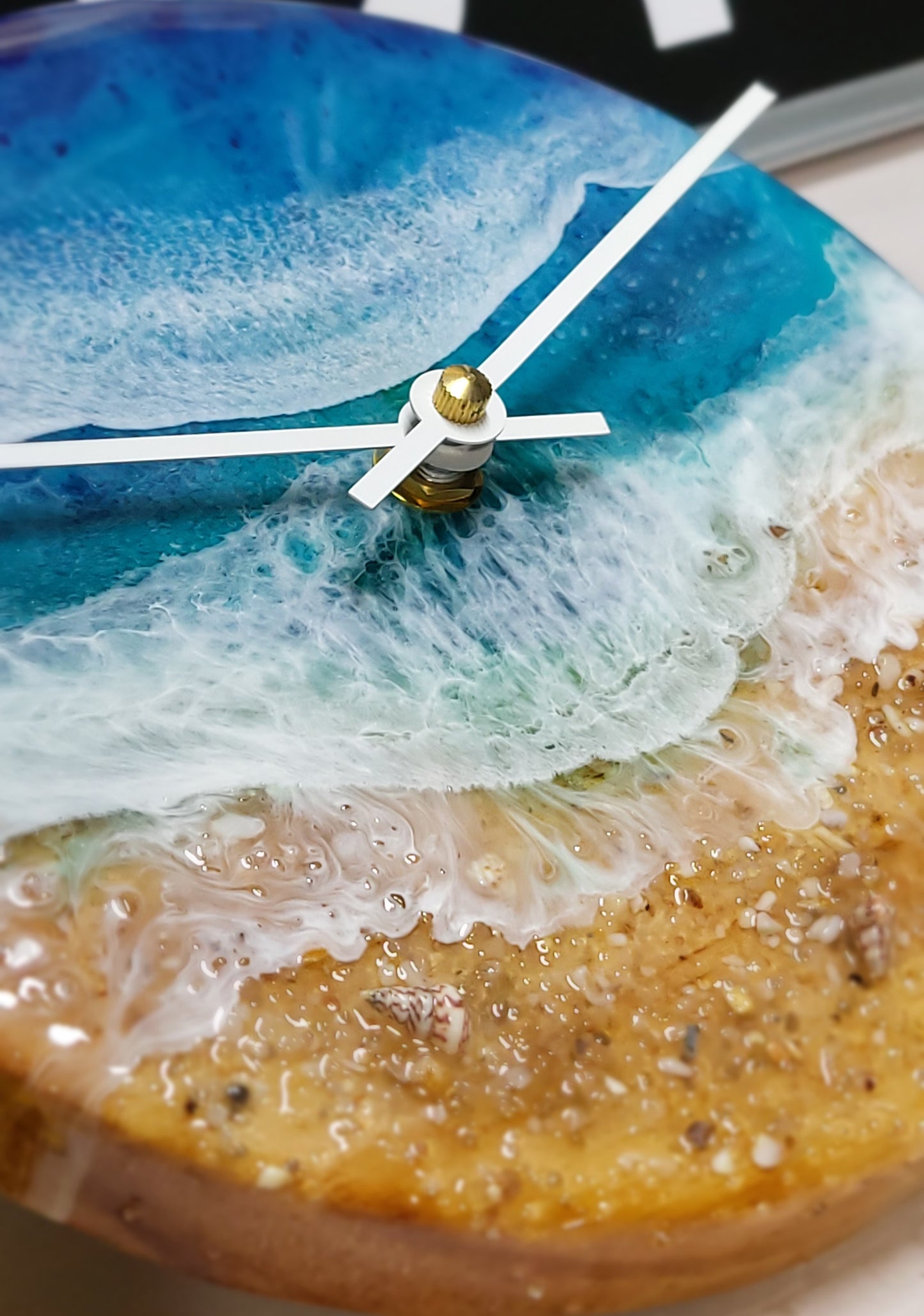 Epoxy Resin Wall Clock Small (ab1768)