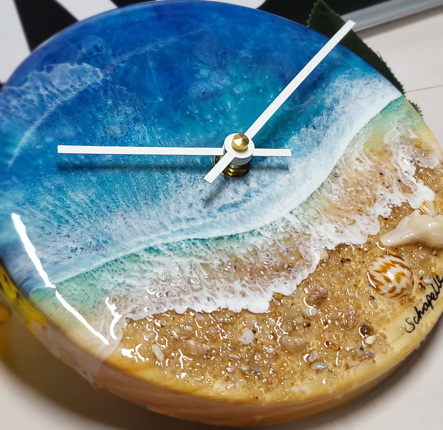 Epoxy Resin Wall Clock Small (ab1737)