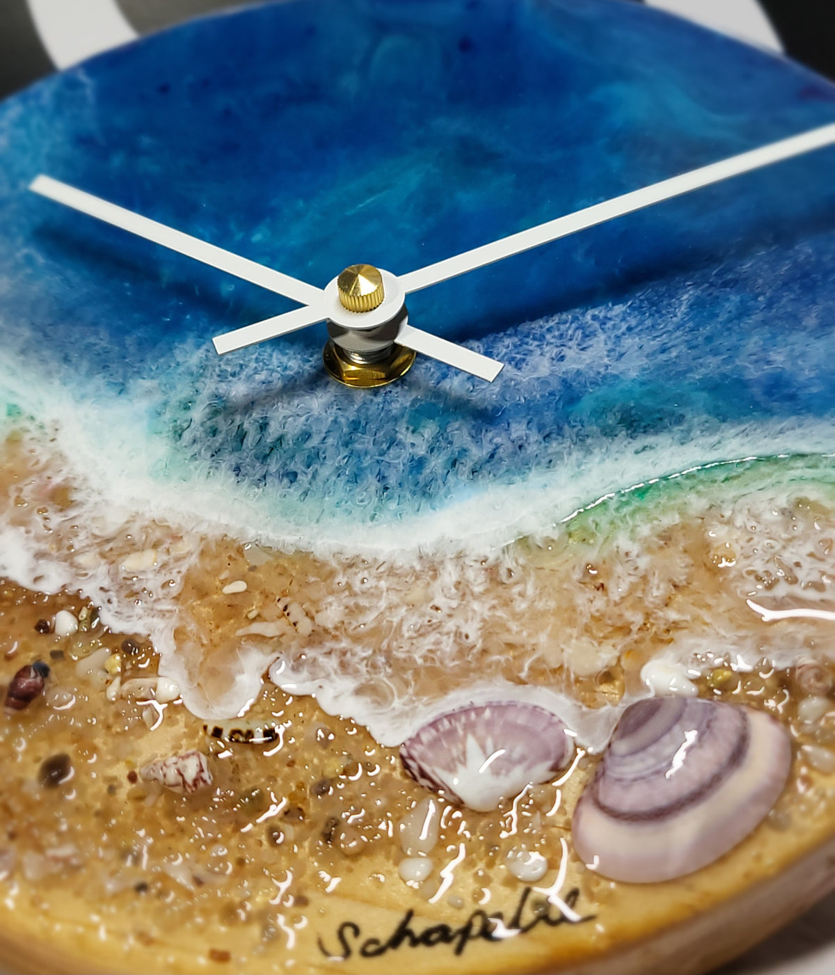 Epoxy Resin Wall Clock Small (ab1772)
