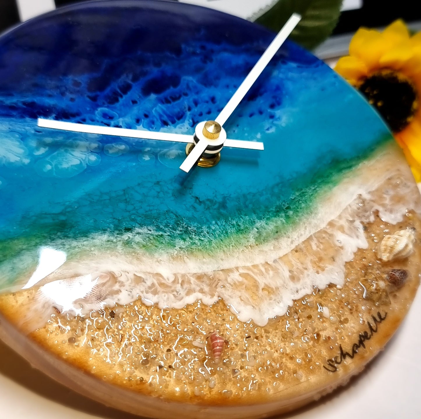 Epoxy Resin Wall Clock Small (ab1648)
