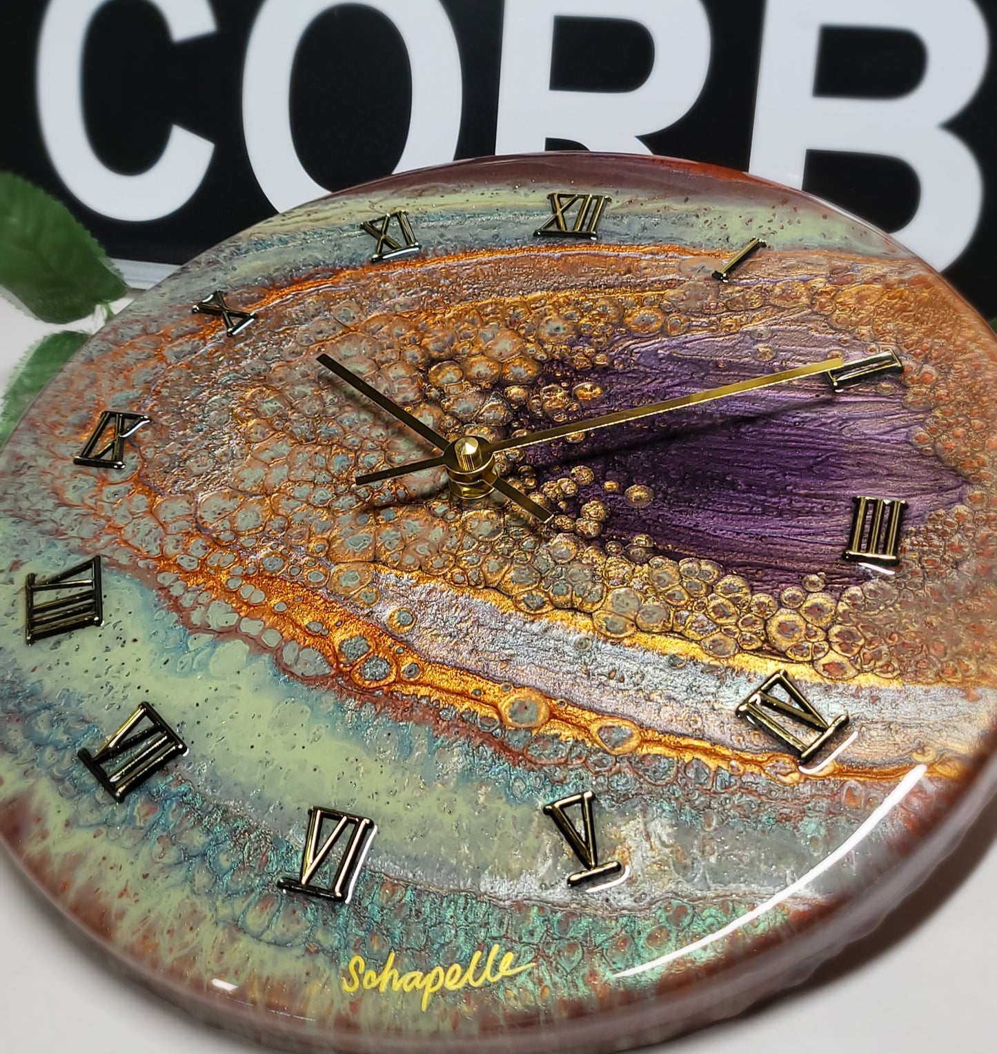 Epoxy Resin Wall Clock Regular (ab1743)