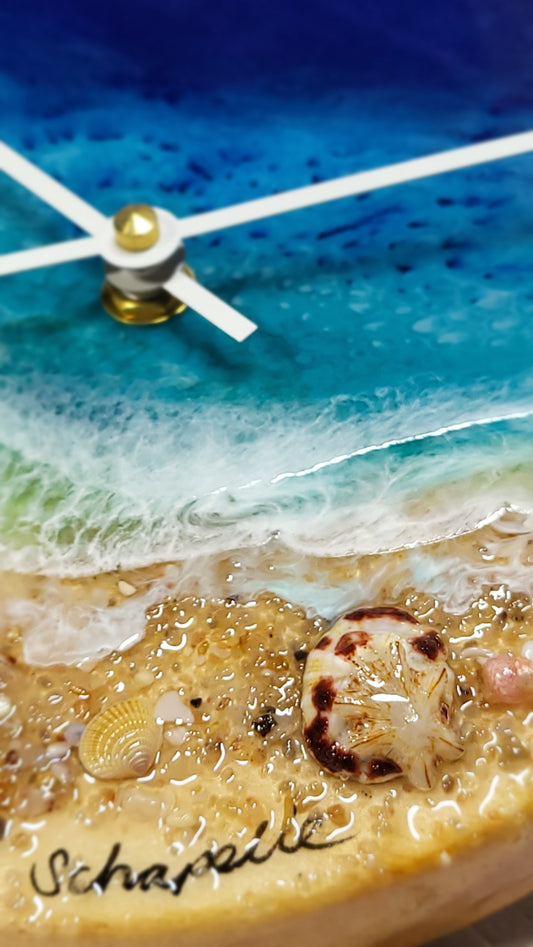 Epoxy Resin Wall Clock Small (ab1770)