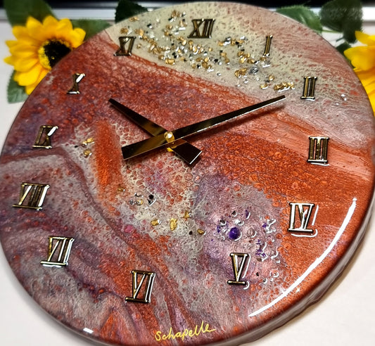 Epoxy Resin Wall Clock Regular (ab1566)