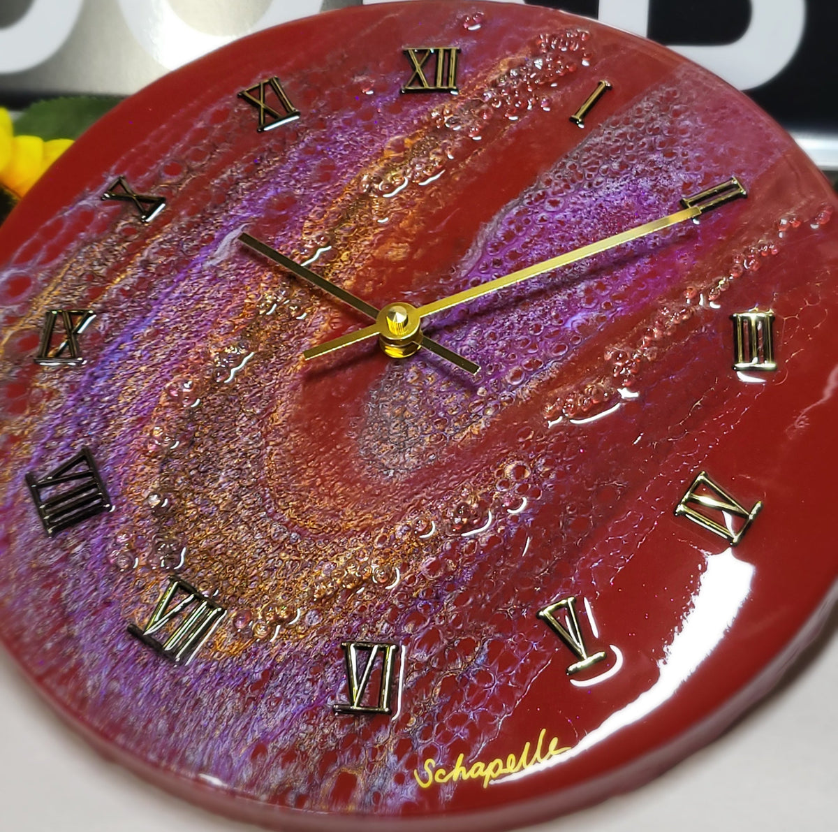 Epoxy Resin Wall Clock Regular (ab1797)