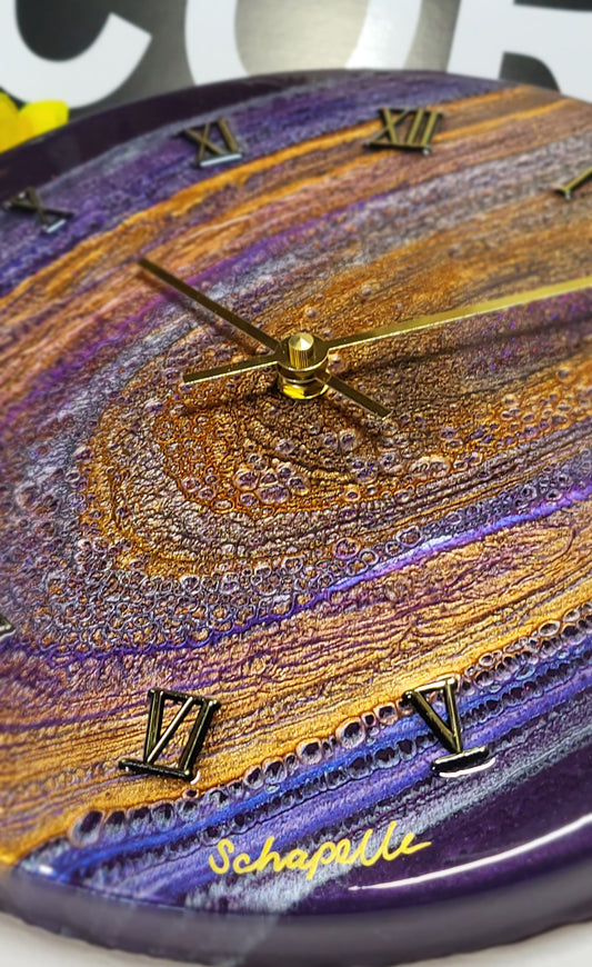 Epoxy Resin Wall Clock Regular (ab1799)