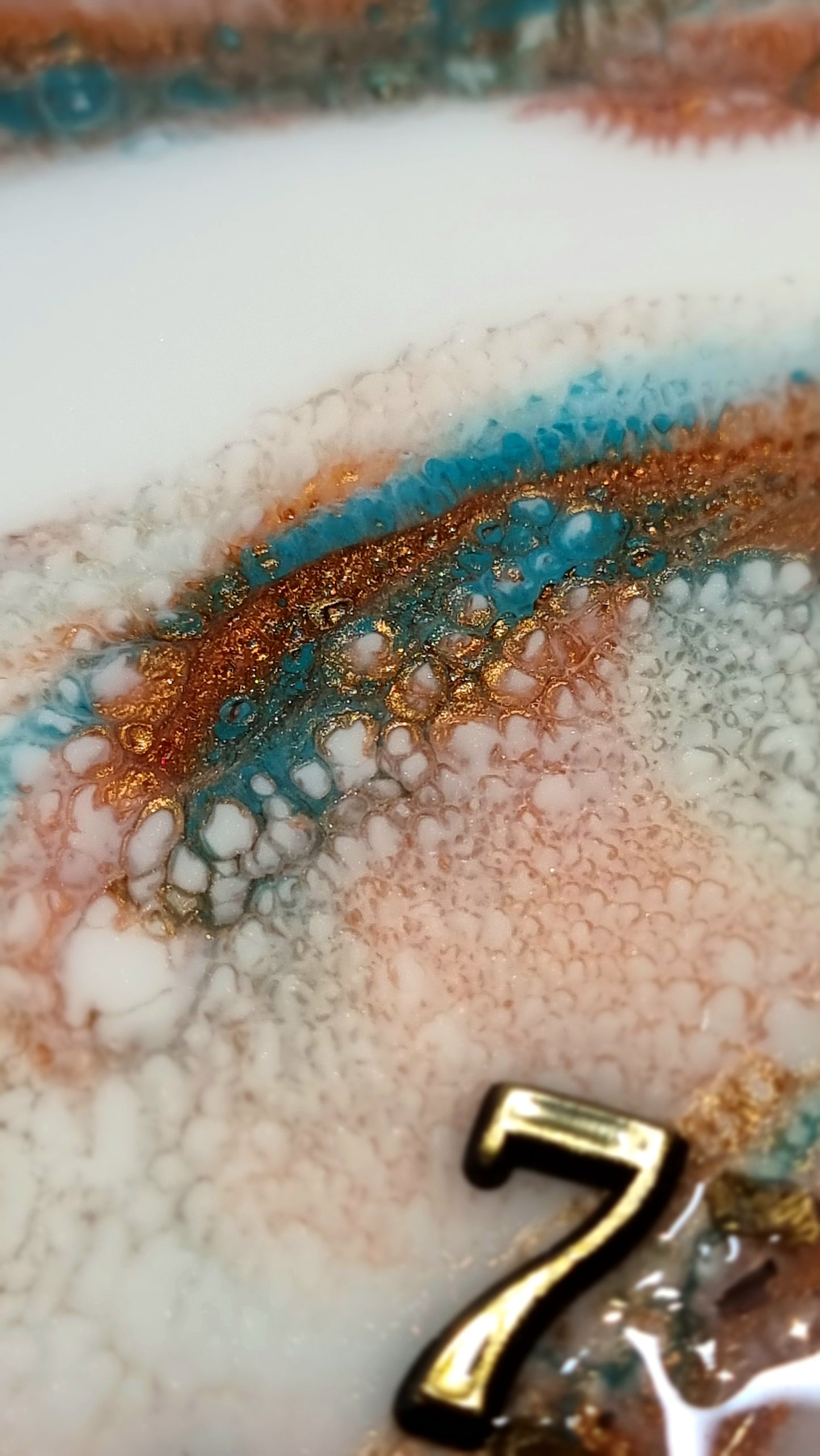 Epoxy Resin Wall Clock Regular (ab1658)