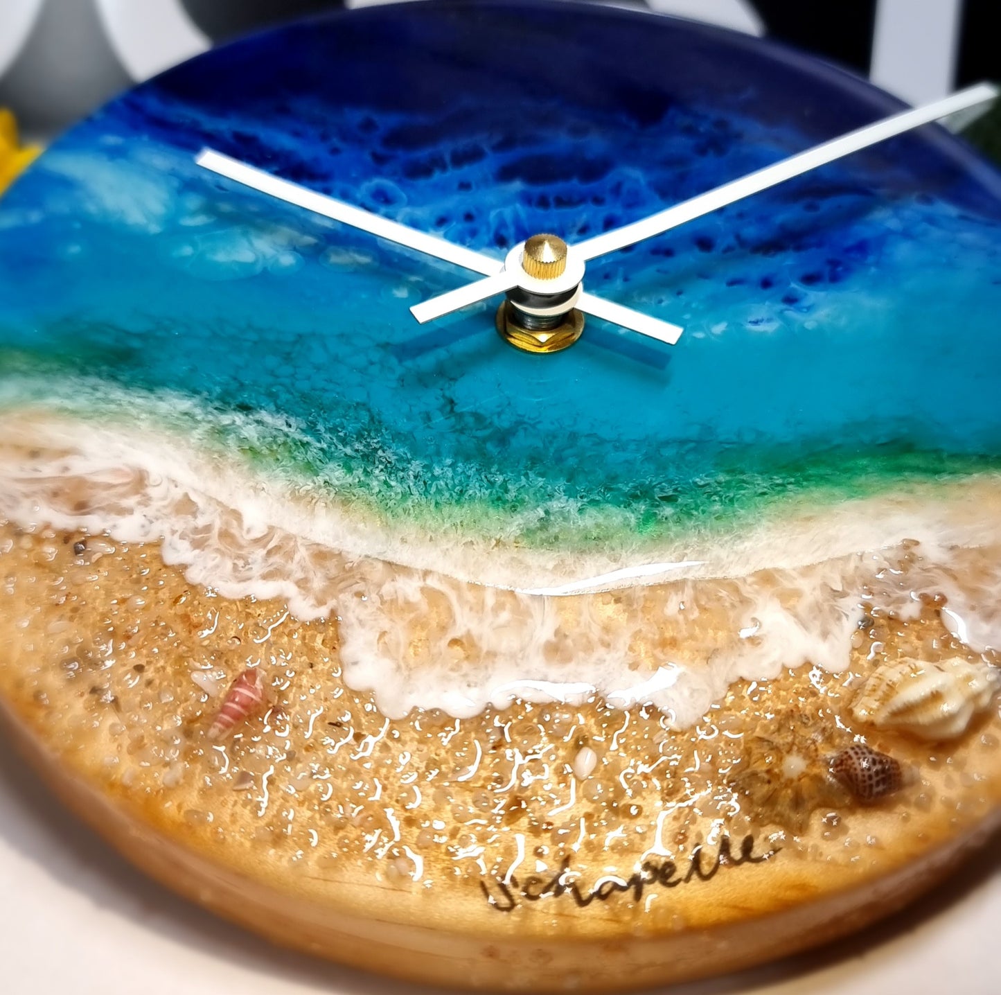 Epoxy Resin Wall Clock Small (ab1648)