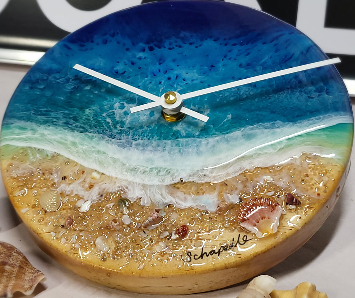 Epoxy Resin Wall Clock Small (ab1766)