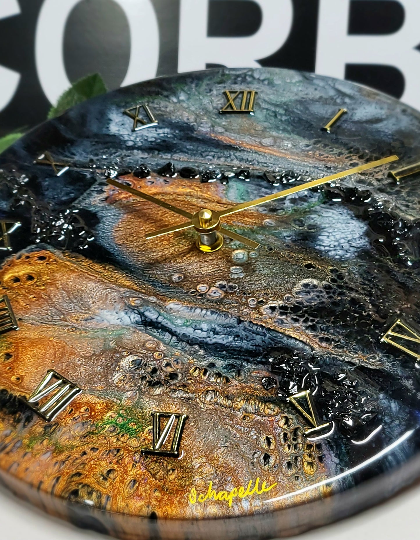 Epoxy Resin Wall Clock Regular (ab1739)