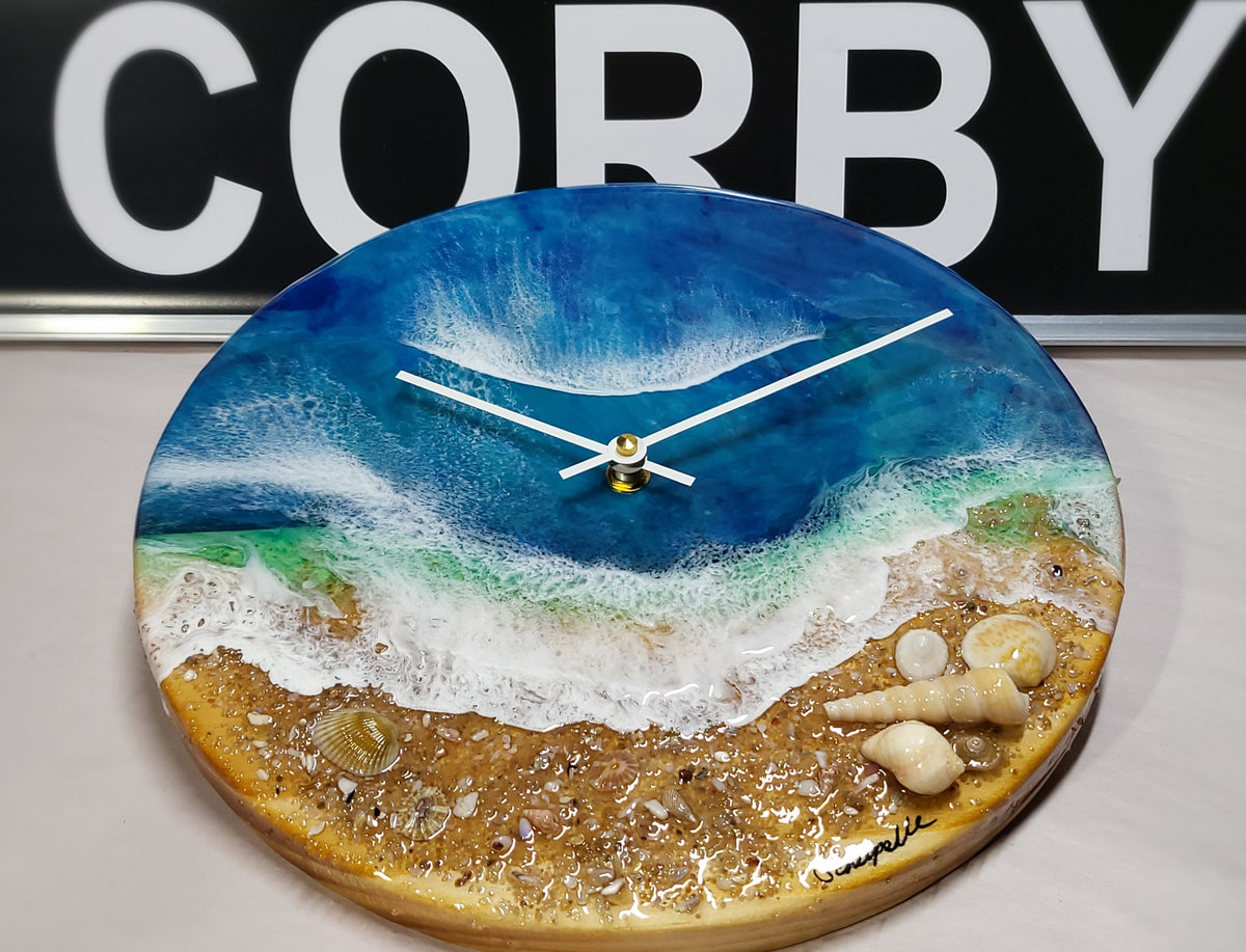 Epoxy Resin Wall Clock Regular (ab1764)