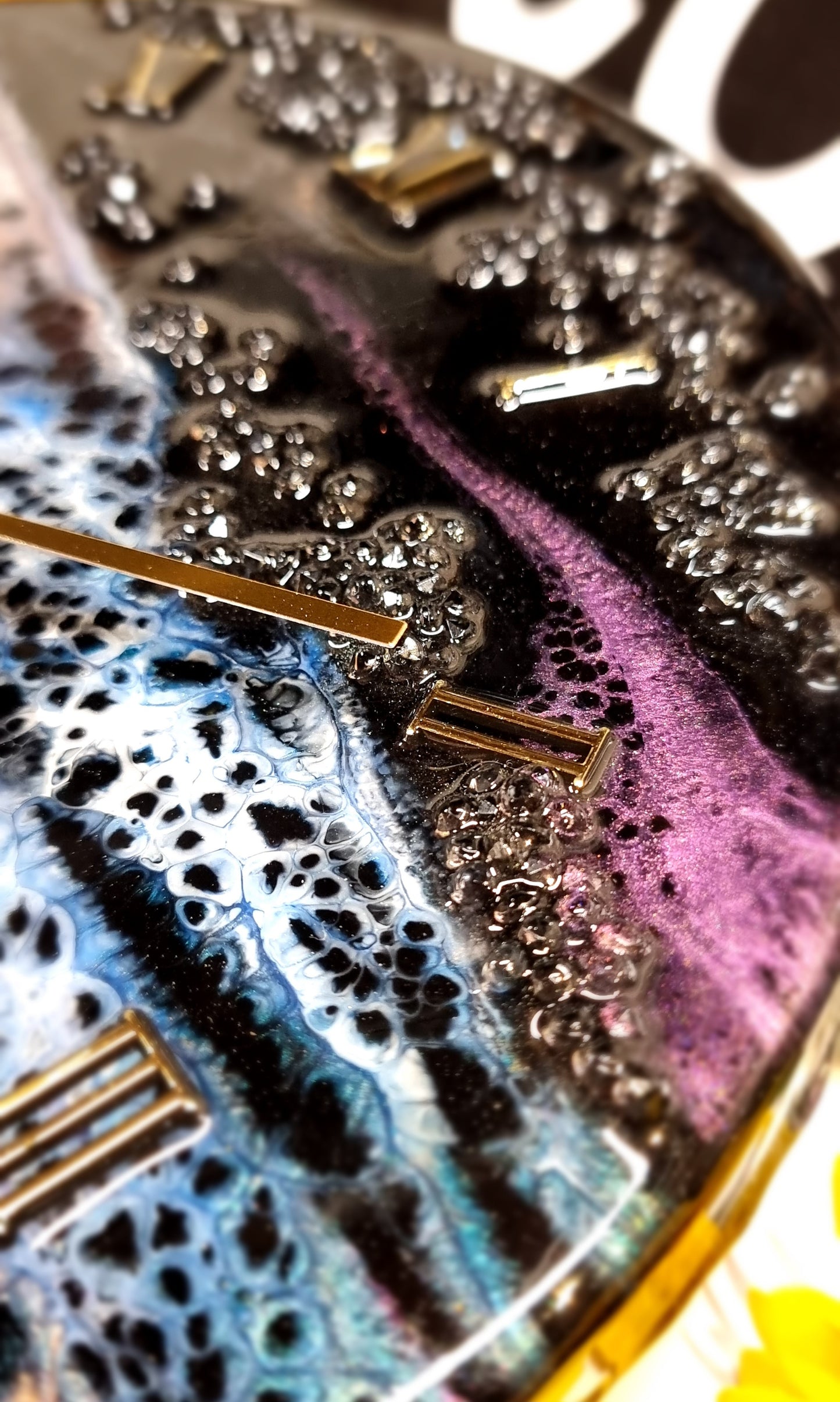 Epoxy Resin Wall Clock Regular (ab1642)