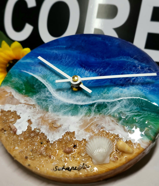 Epoxy Resin Wall Clock Small (ab1718)