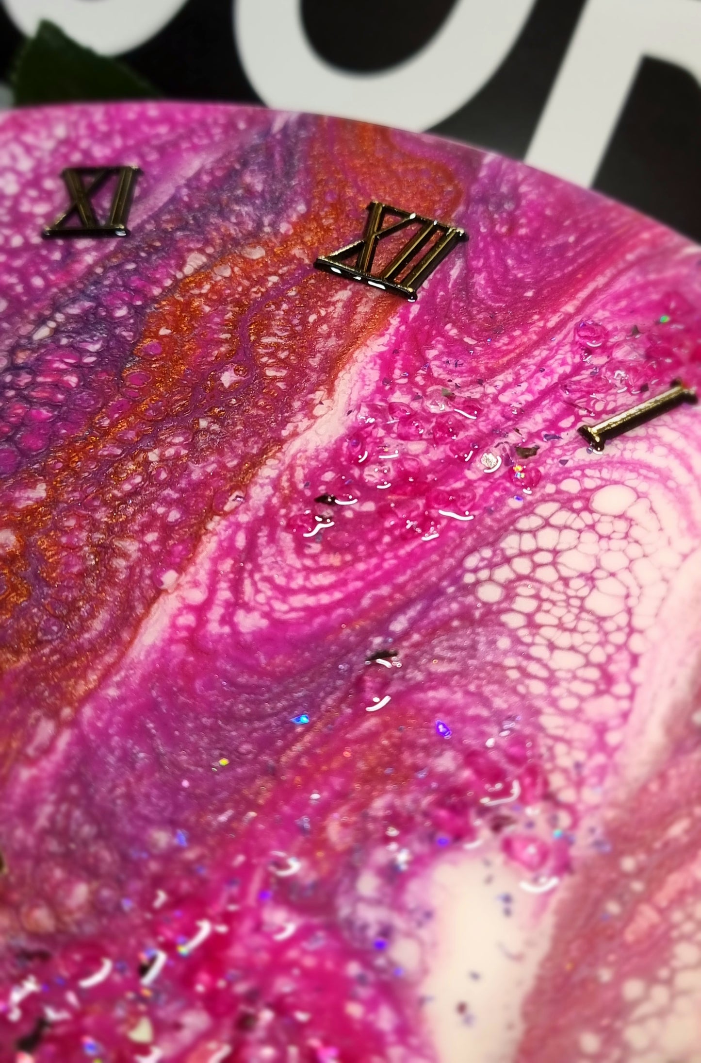 Epoxy Resin Wall Clock Regular (ab1659)