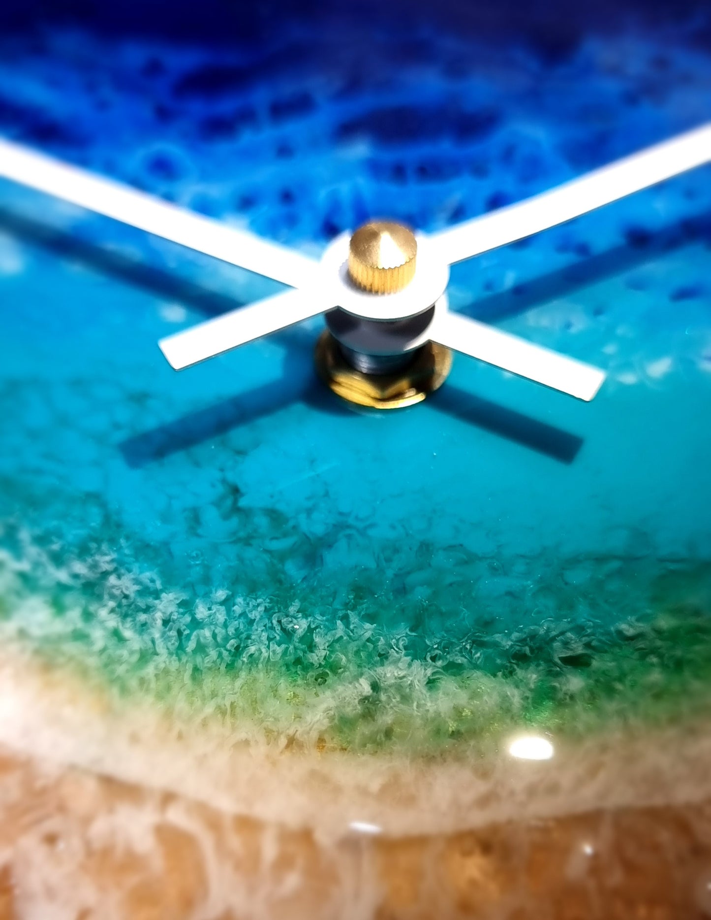 Epoxy Resin Wall Clock Small (ab1648)