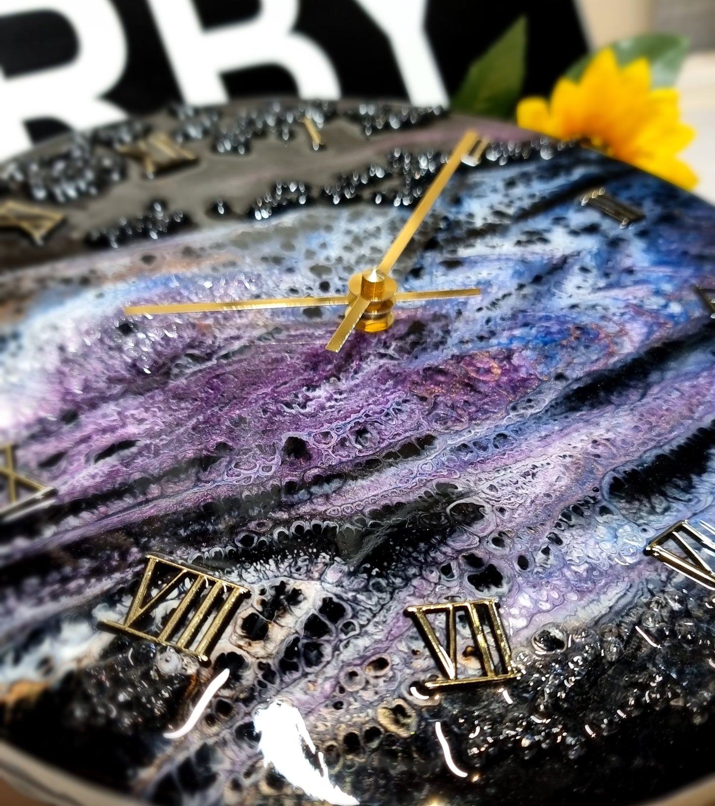 Epoxy Resin Wall Clock Regular (ab1642)