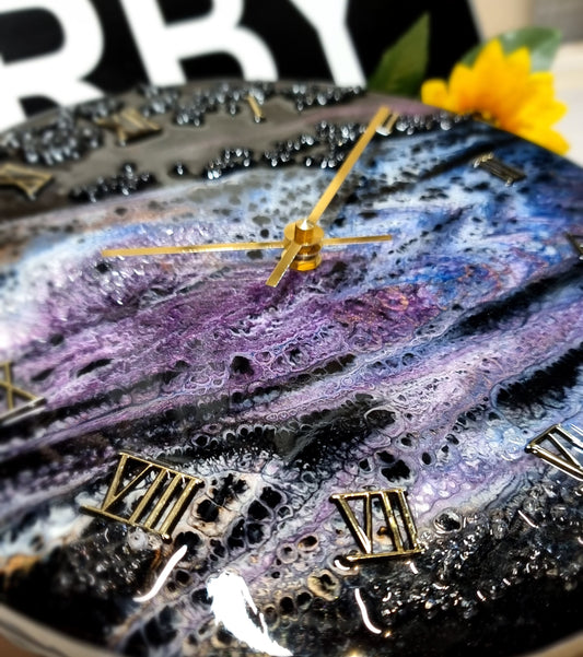 Epoxy Resin Wall Clock Regular (ab1642)