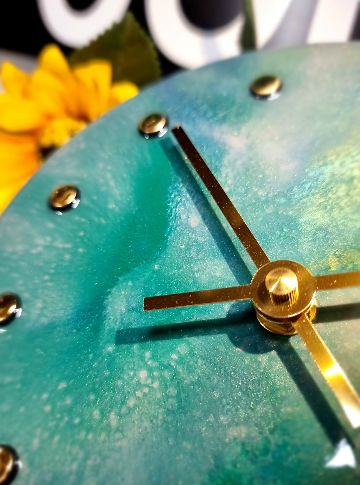 Epoxy Resin Wall Clock Small (ab1515)