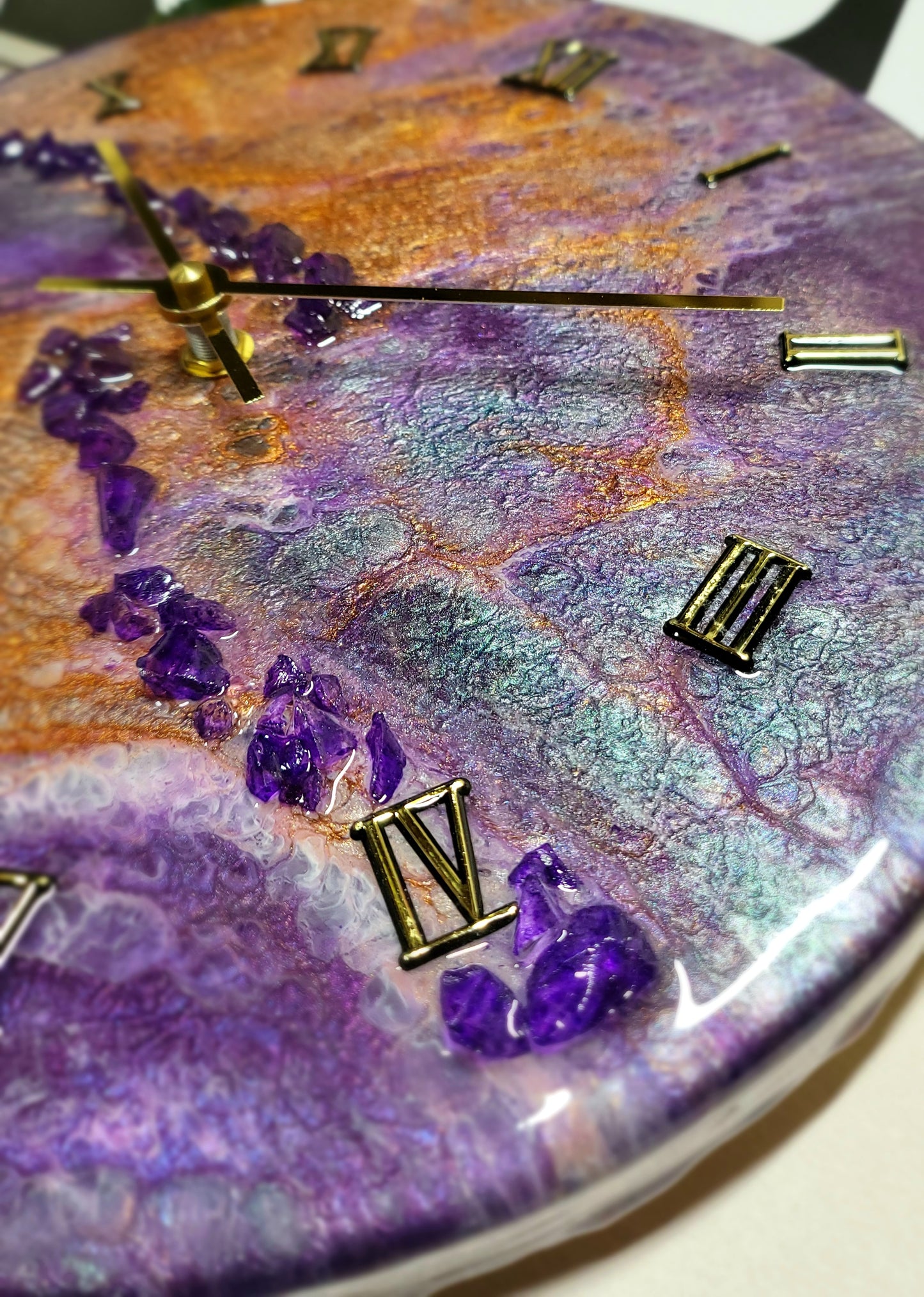 Epoxy Resin Wall Clock Regular (ab1722)