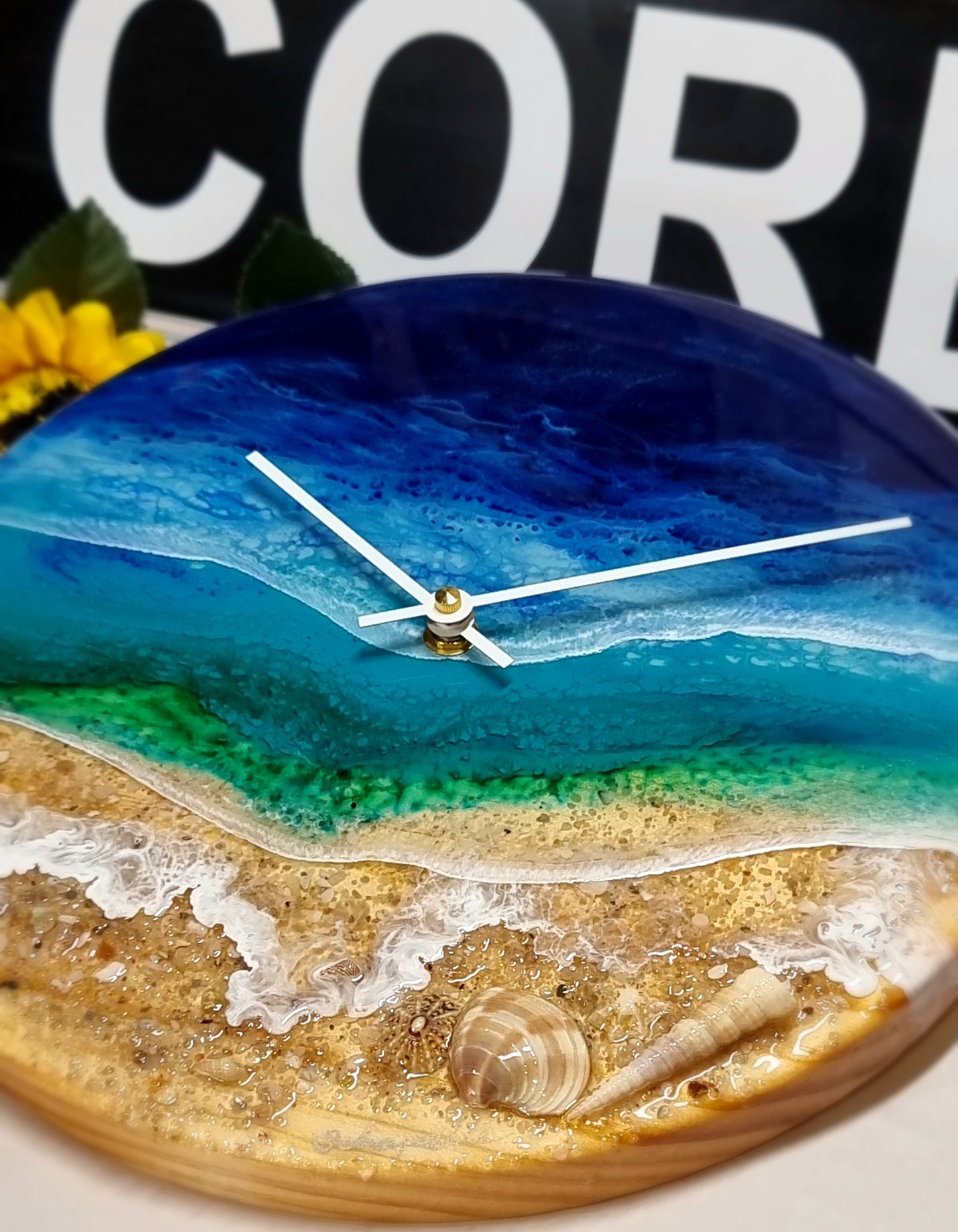 Epoxy Resin Wall Clock Regular (ab1676)
