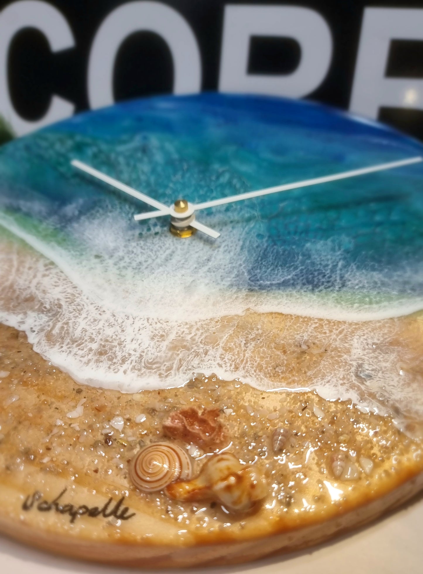 Epoxy Resin Wall Clock Regular (ab1700)