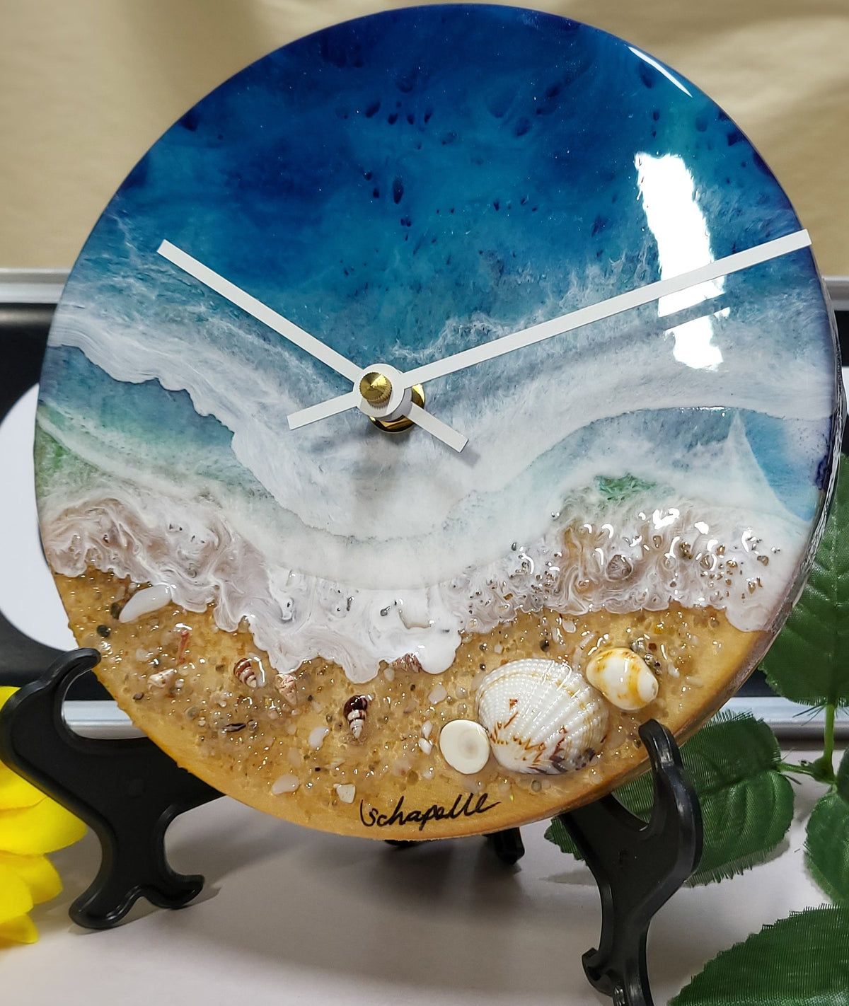 Epoxy Resin Wall Clock Small (ab1786)