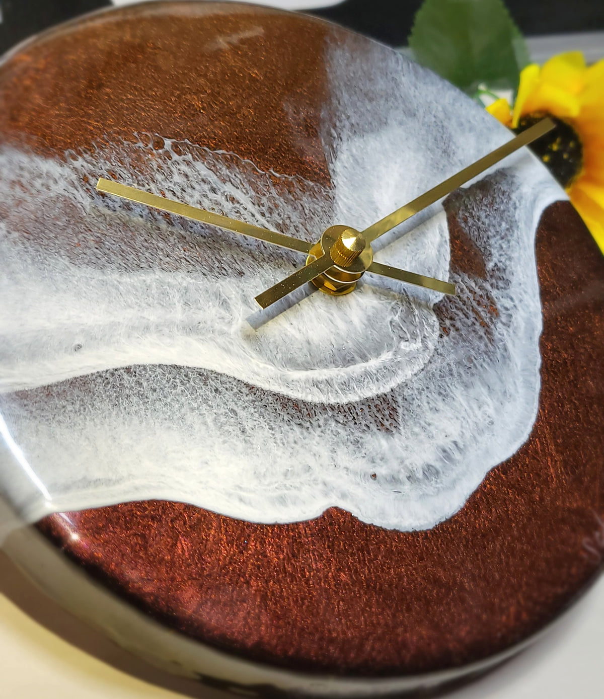 Epoxy Resin Wall Clock Small (ab1779)