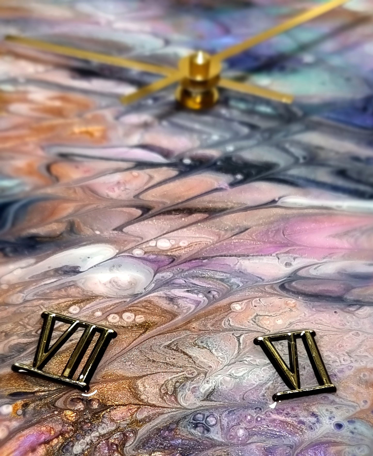 Epoxy Resin Wall Clock Regular (ab1595)