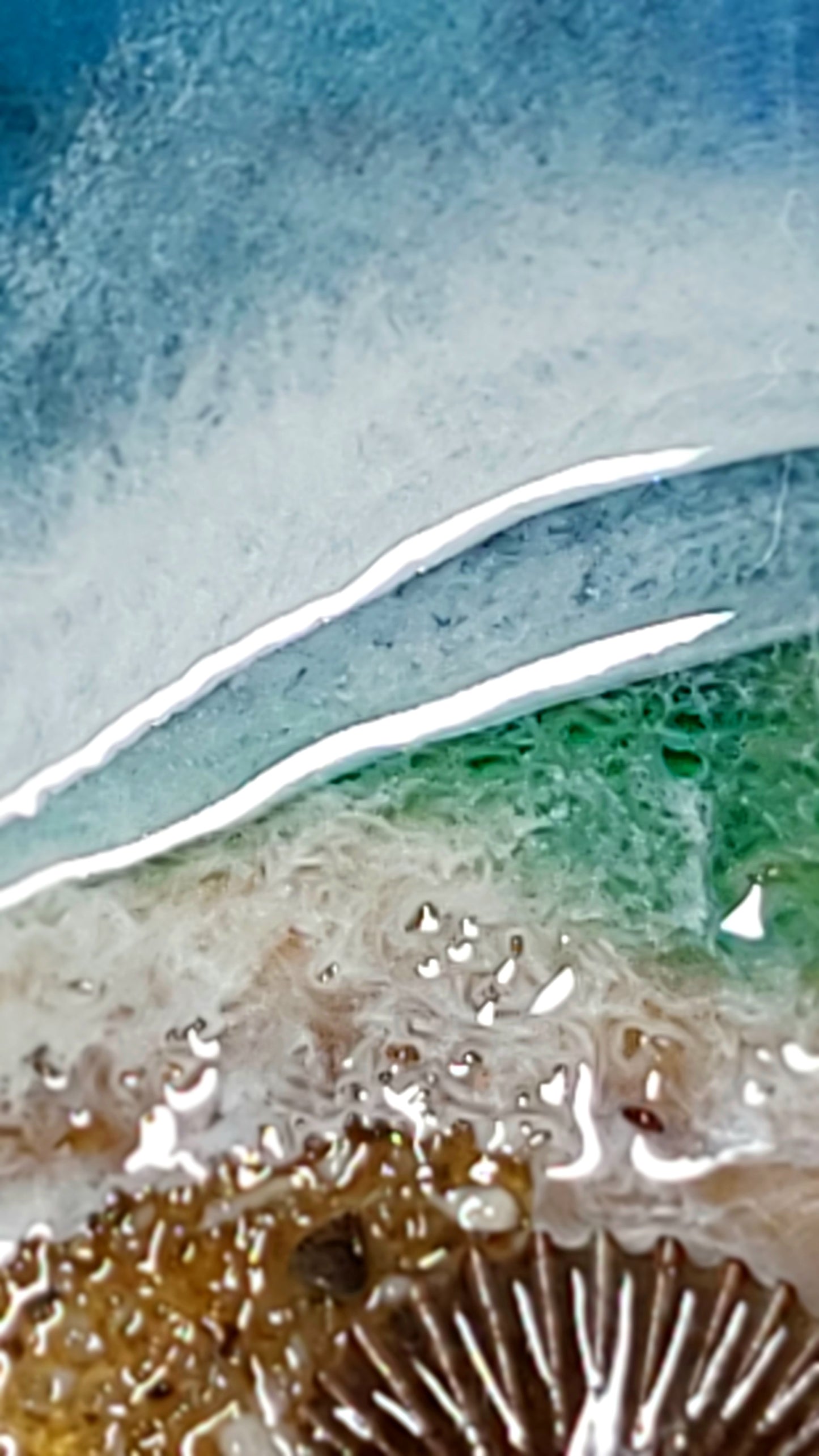 Epoxy Resin Ocean Wall Art (ab1715)