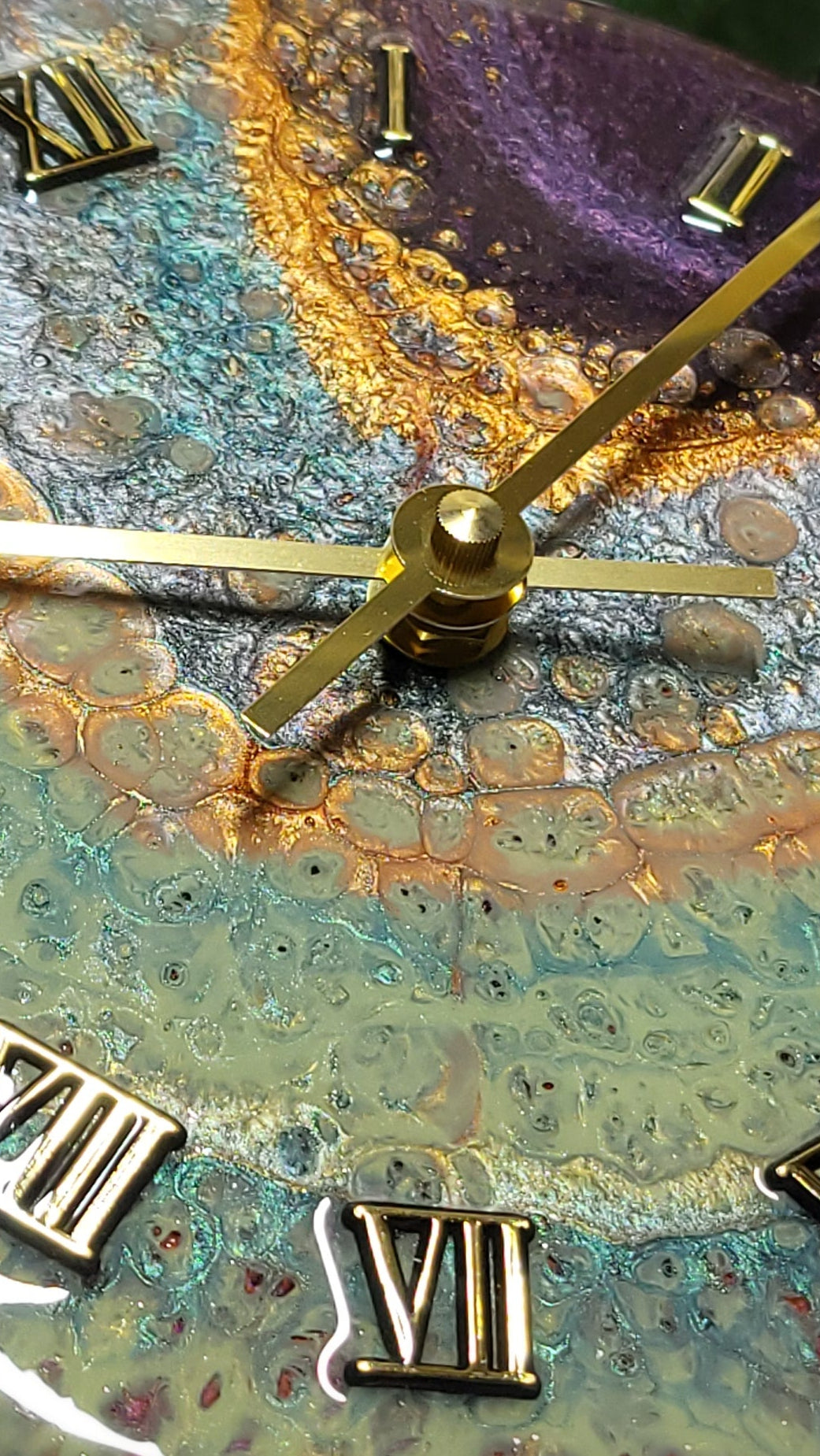 Epoxy Resin Wall Clock Small (ab1744)