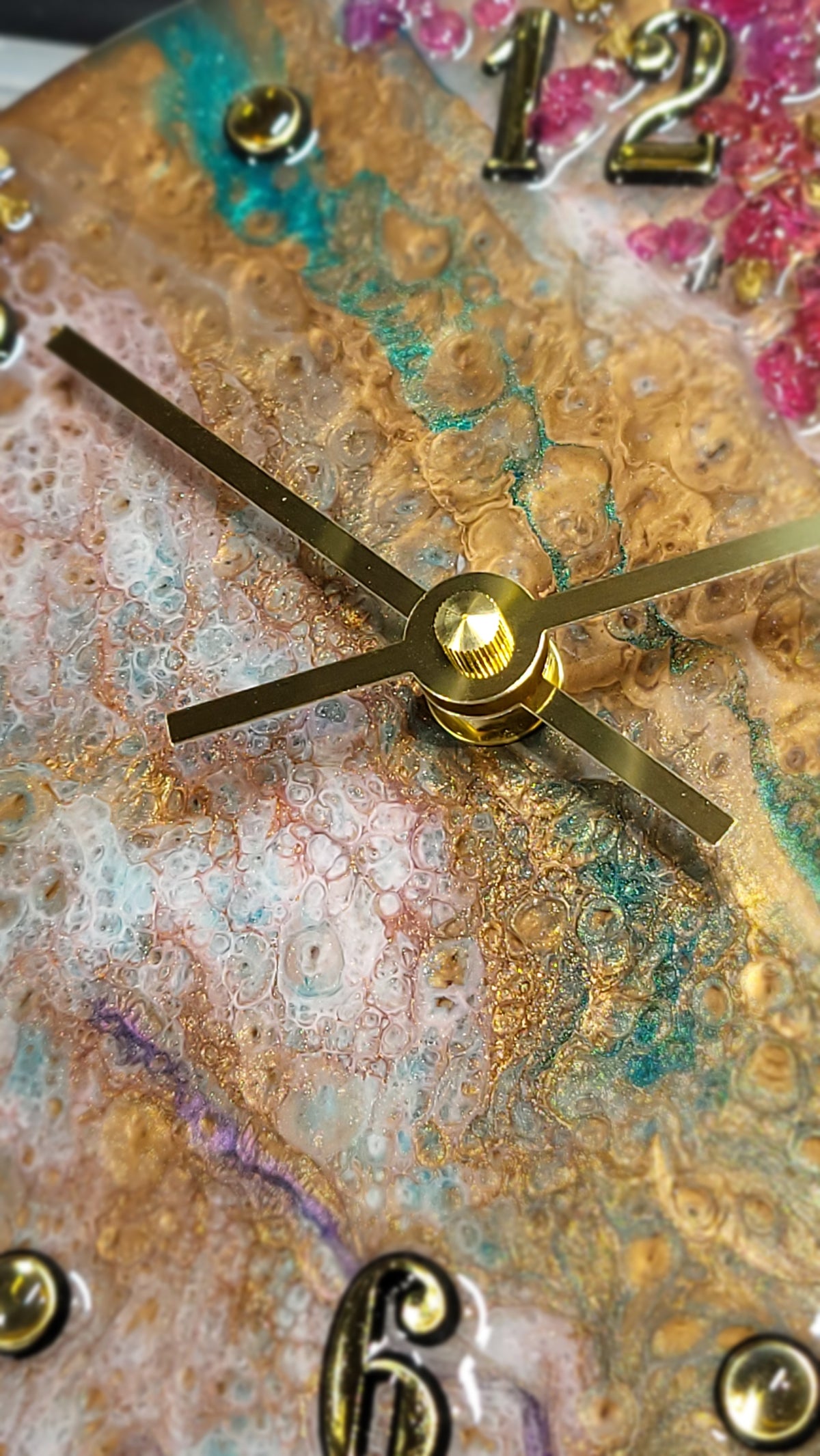 Epoxy Resin Wall Clock Small (ab1794)
