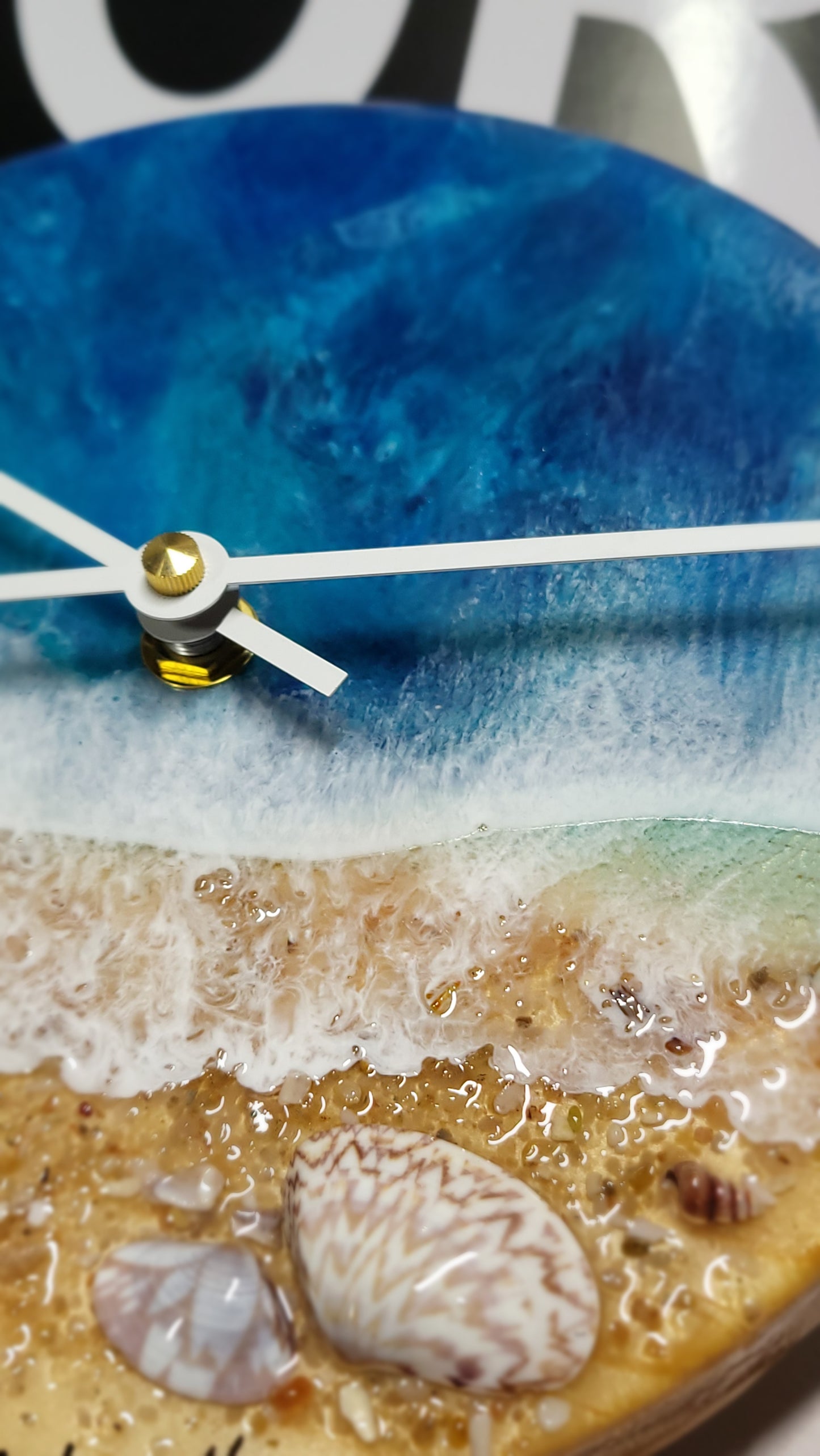 Epoxy Resin Wall Clock Small (ab1735)