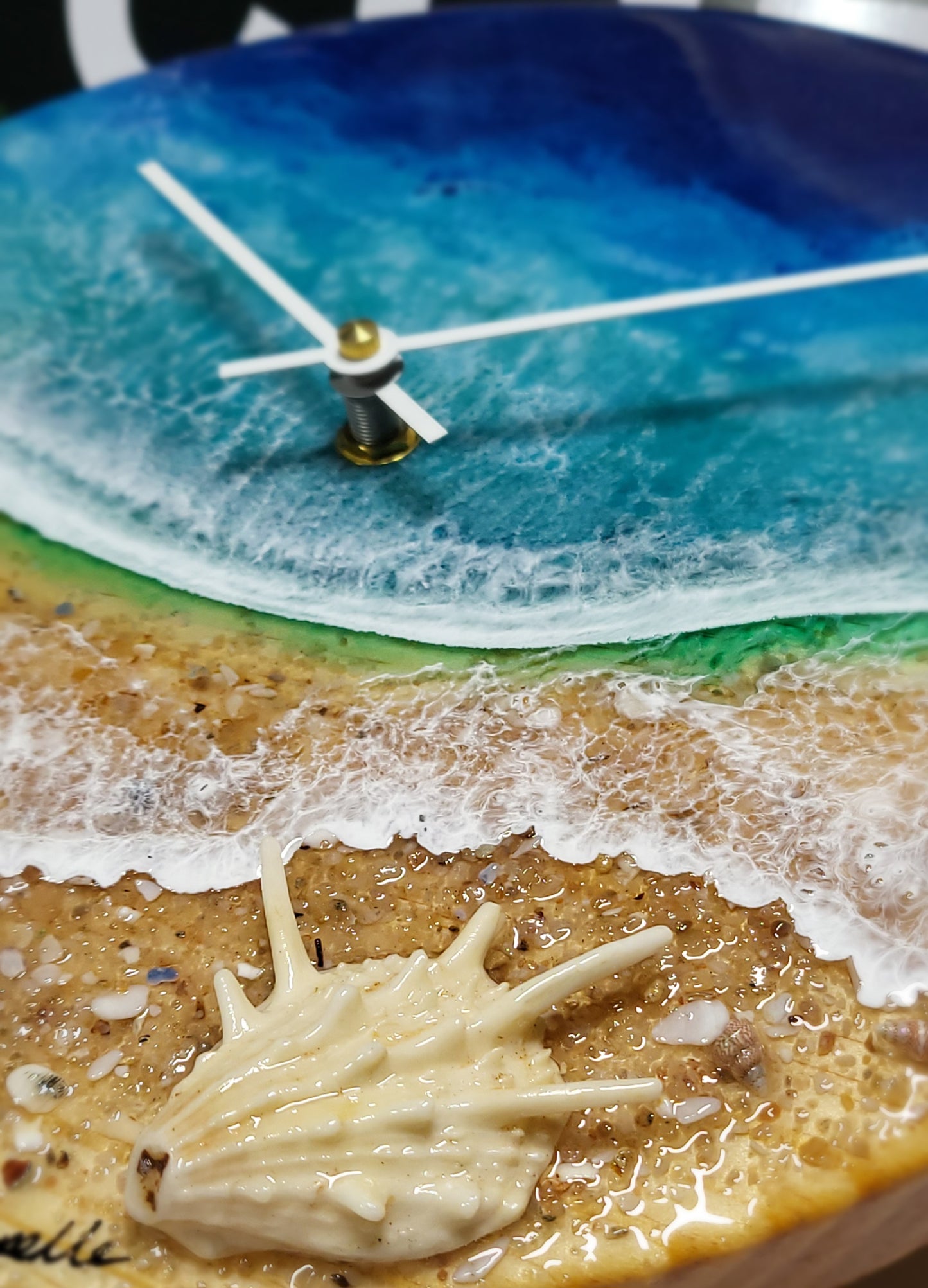 Epoxy Resin Wall Clock Regular (ab1740)