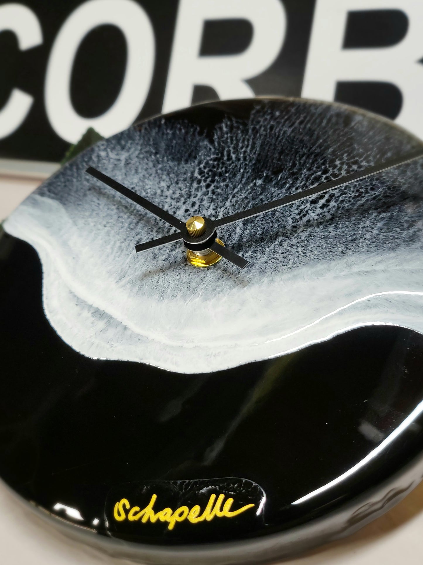Epoxy Resin Wall Clock Small (ab1756)
