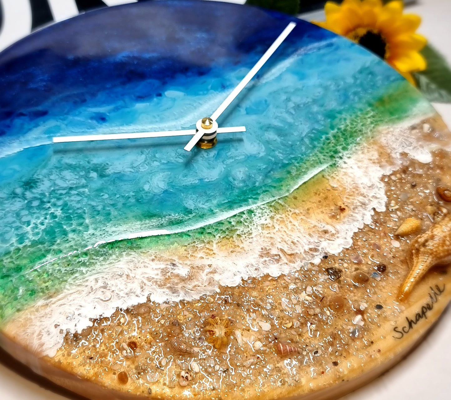 Epoxy Resin Wall Clock Regular (ab1622)