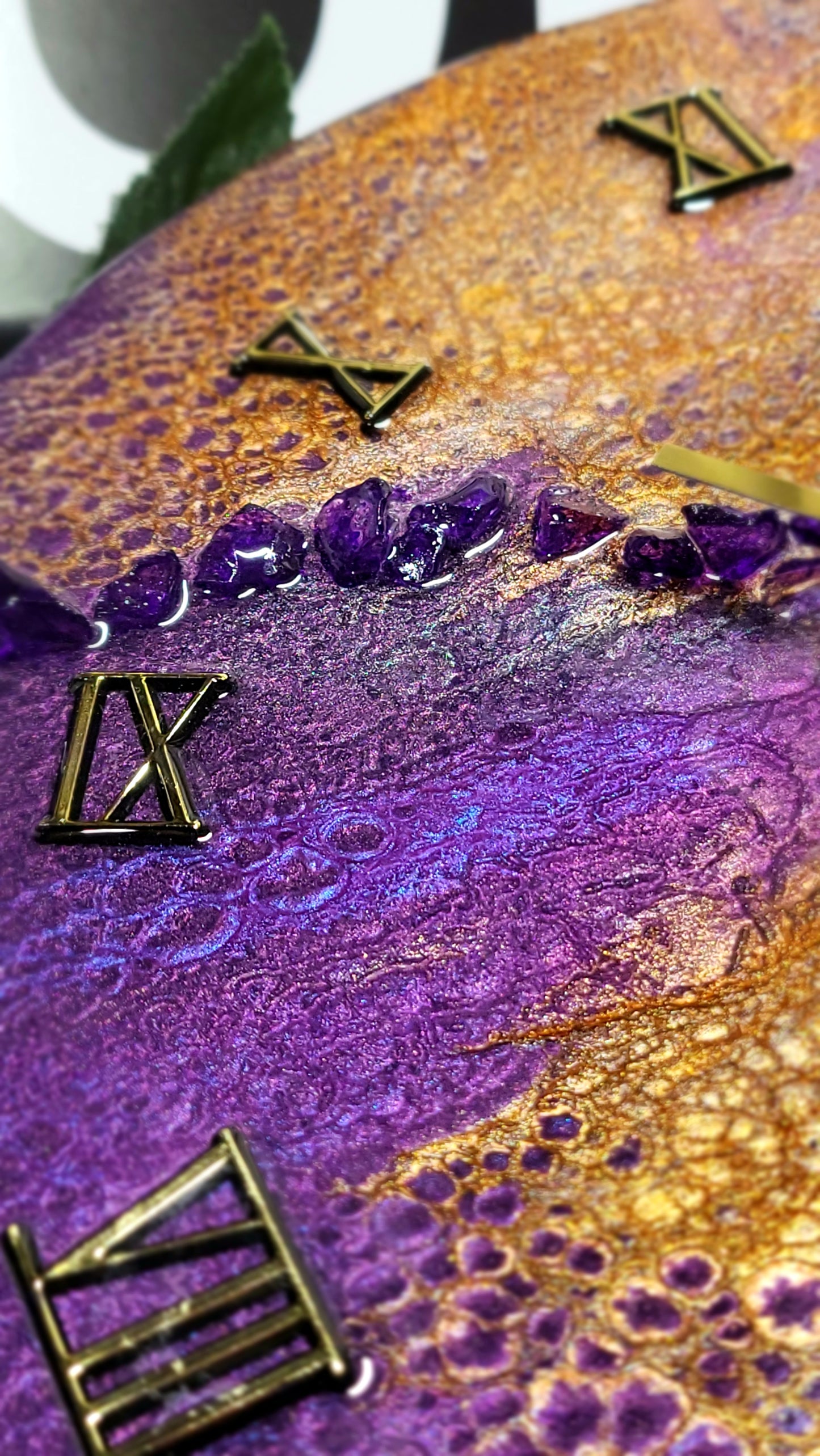Epoxy Resin Wall Clock Regular (ab1722)