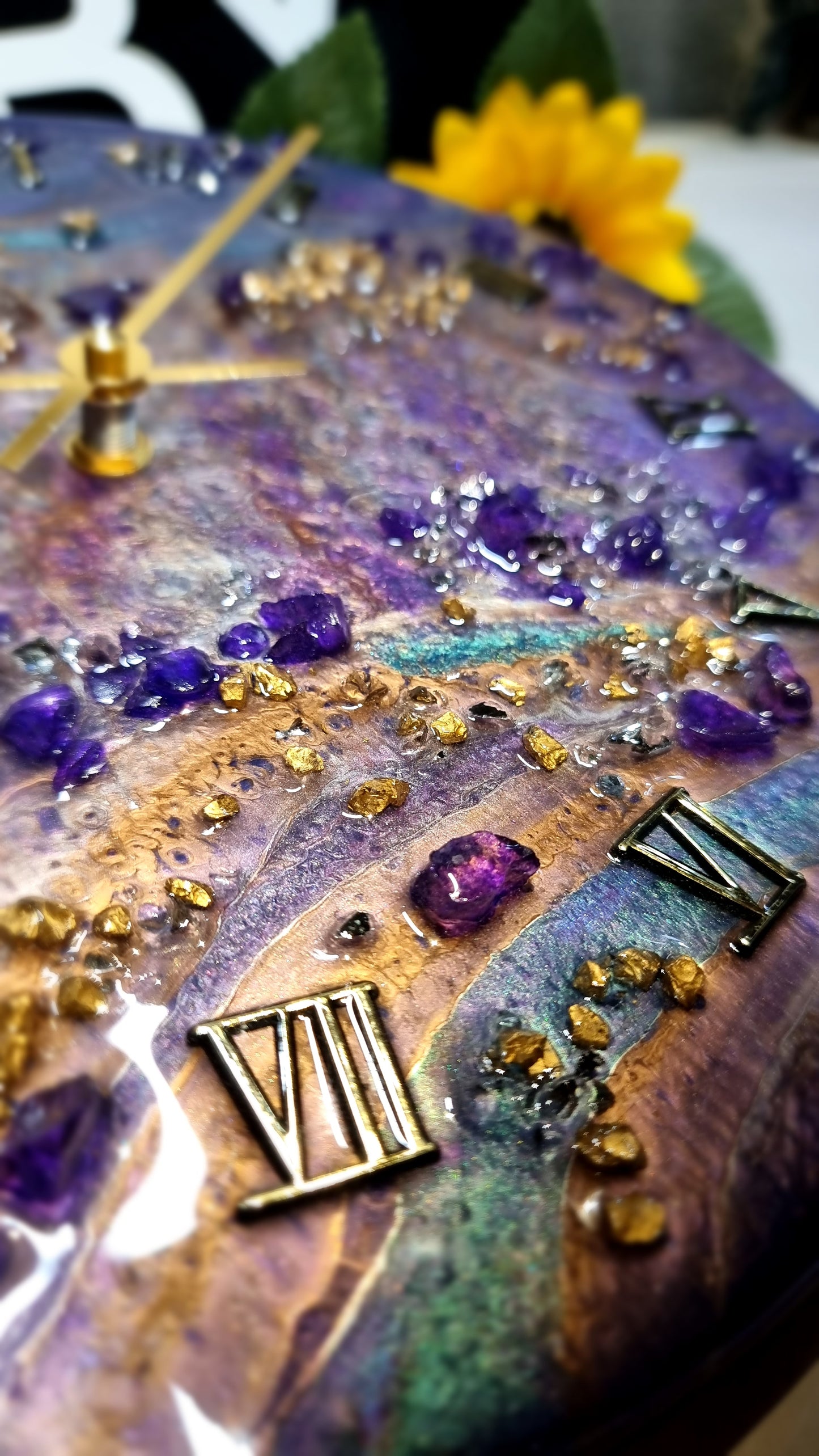 Epoxy Resin Wall Clock Regular (ab1626)