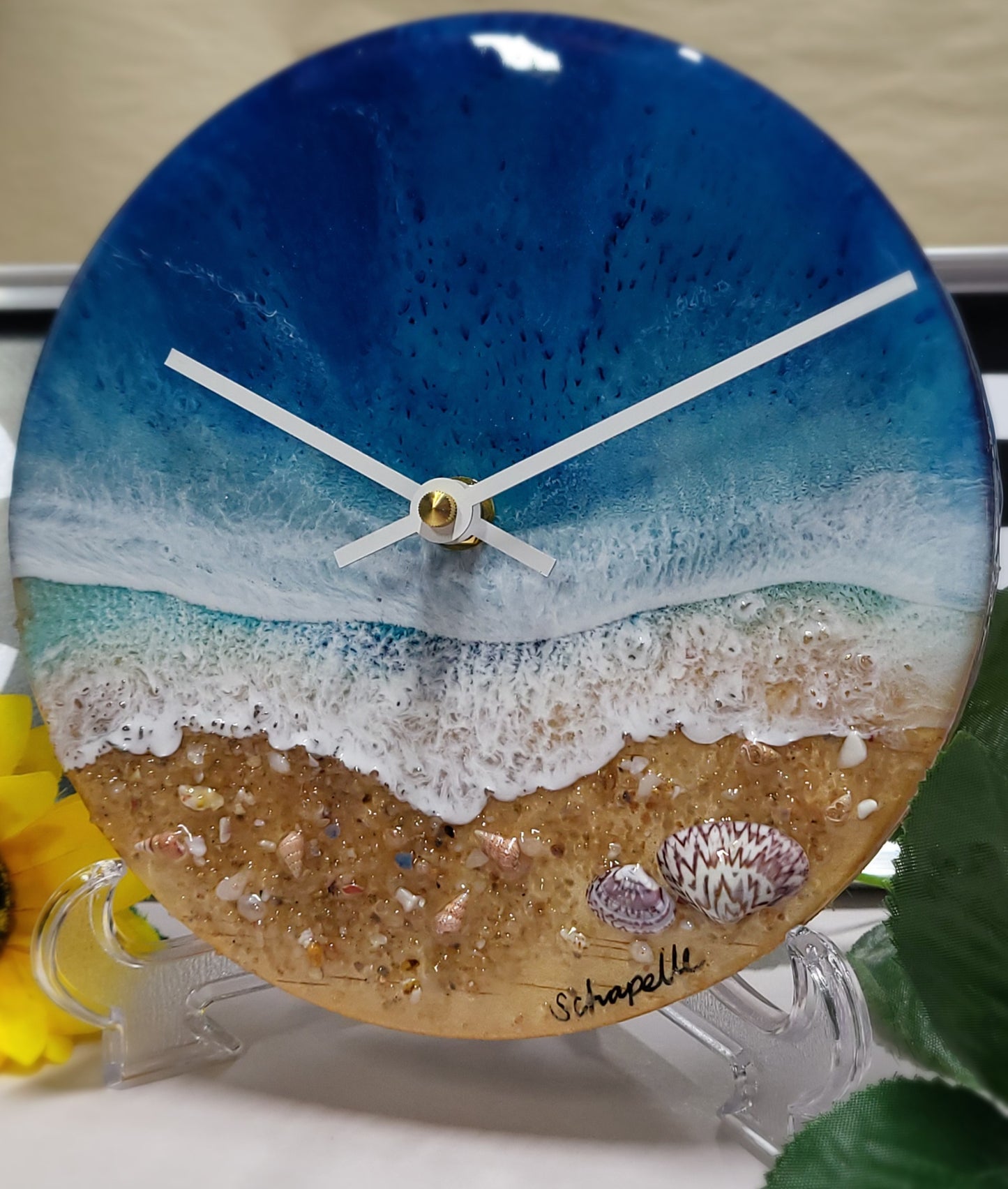 Epoxy Resin Wall Clock Small (ab1731)