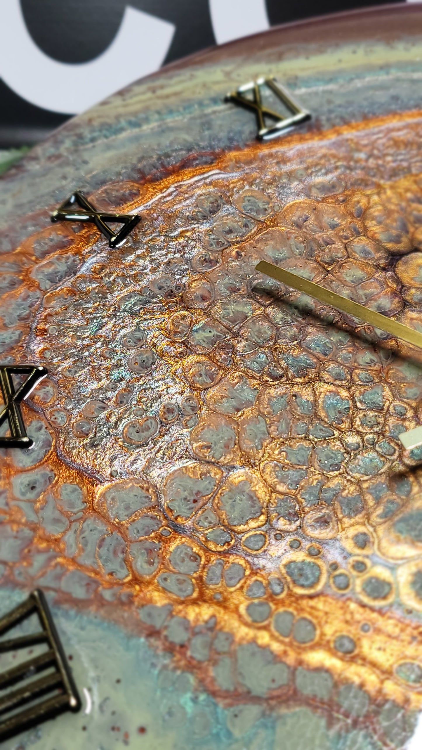 Epoxy Resin Wall Clock Regular (ab1743)