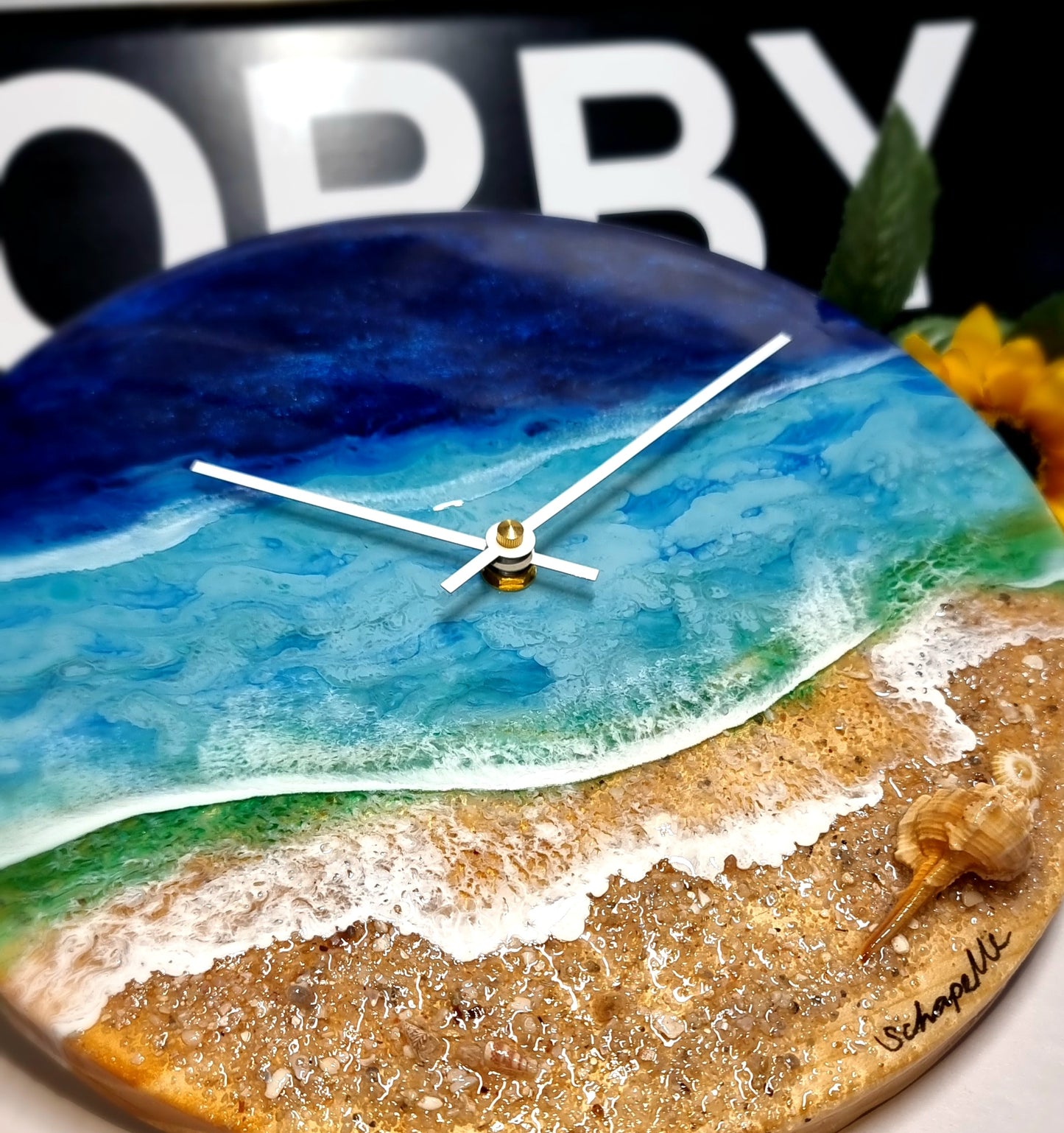 Epoxy Resin Wall Clock Regular (ab1620)