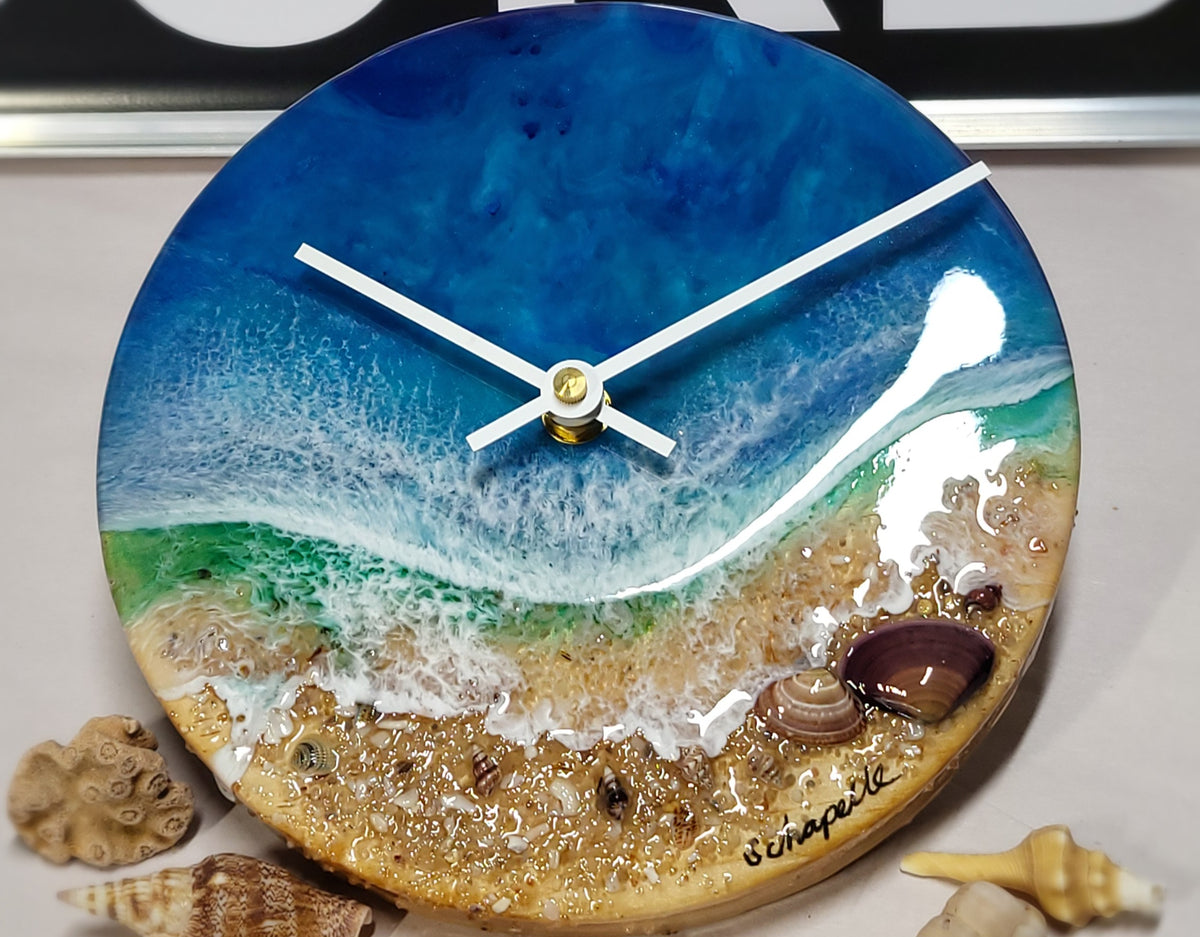 Epoxy Resin Wall Clock Small (ab1771)