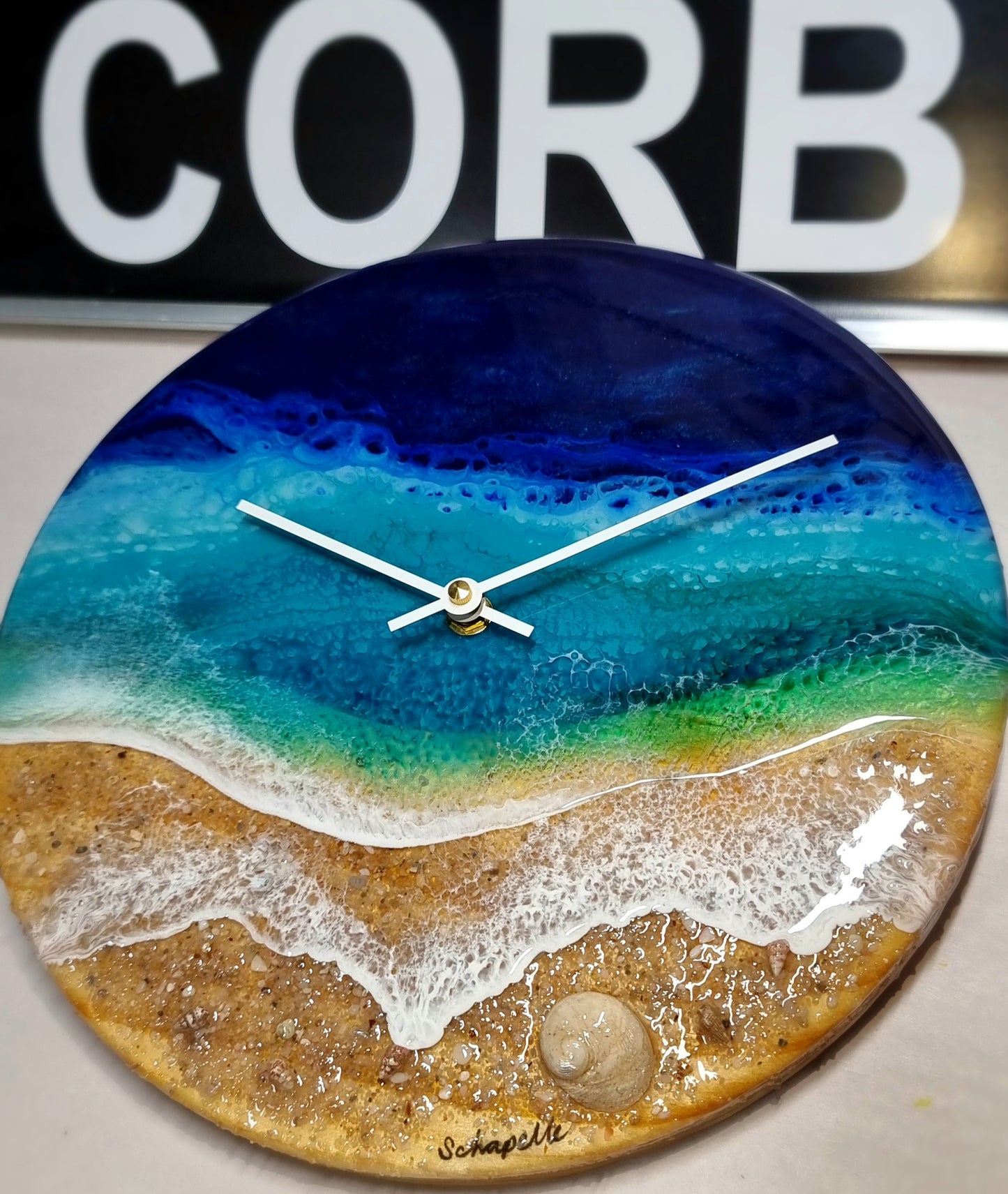 Epoxy Resin Wall Clock Regular (ab1682)