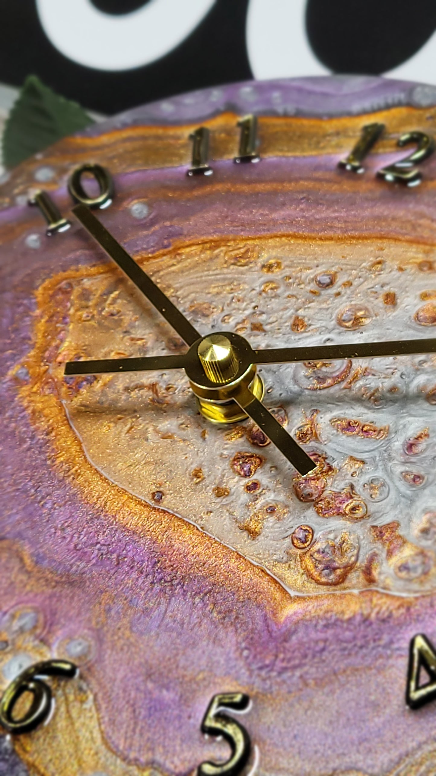 Epoxy Resin Wall Clock Small (ab1759)