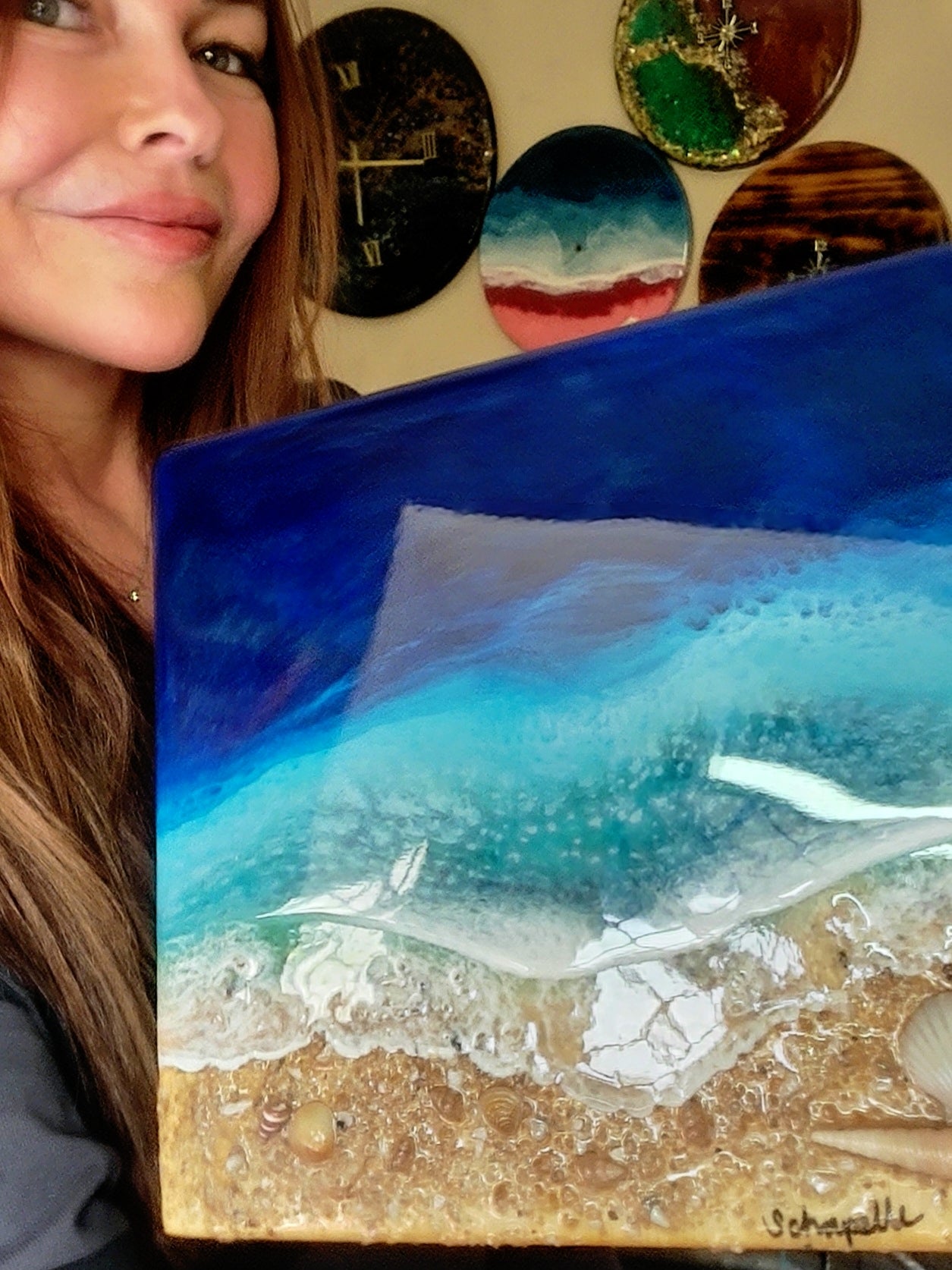 Epoxy Resin Ocean Art (ab1713)