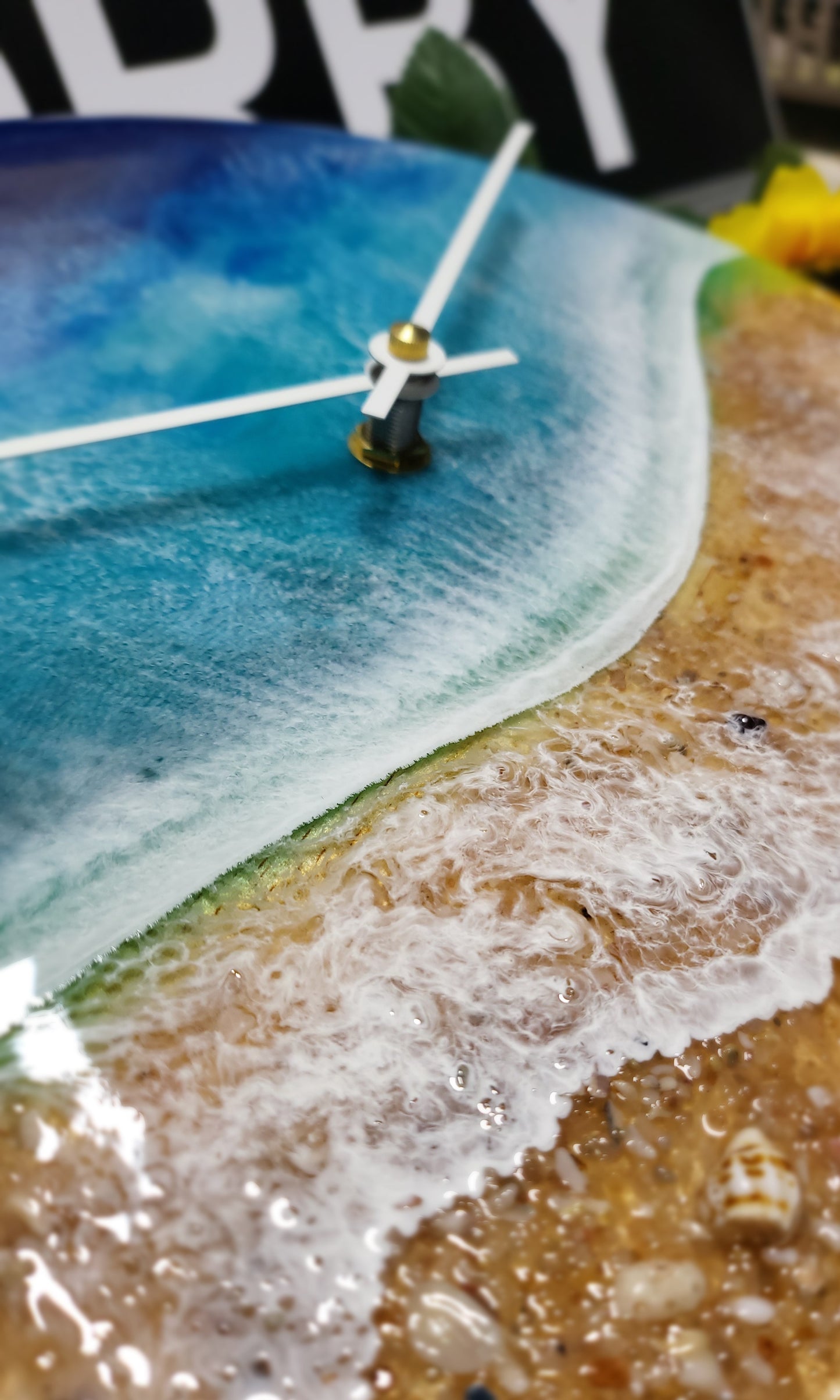 Epoxy Resin Wall Clock Regular (ab1742)