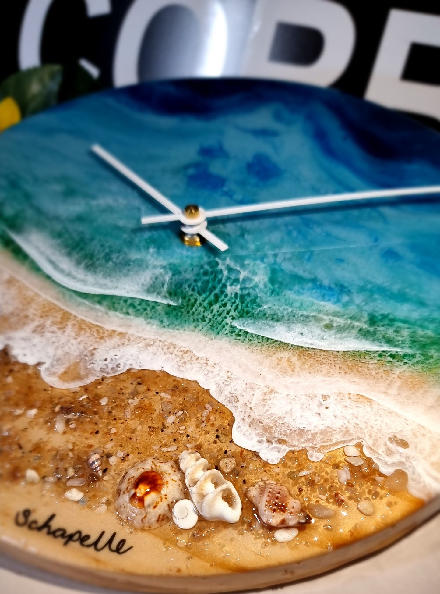 Epoxy Resin Wall Clock Regular (ab1504)