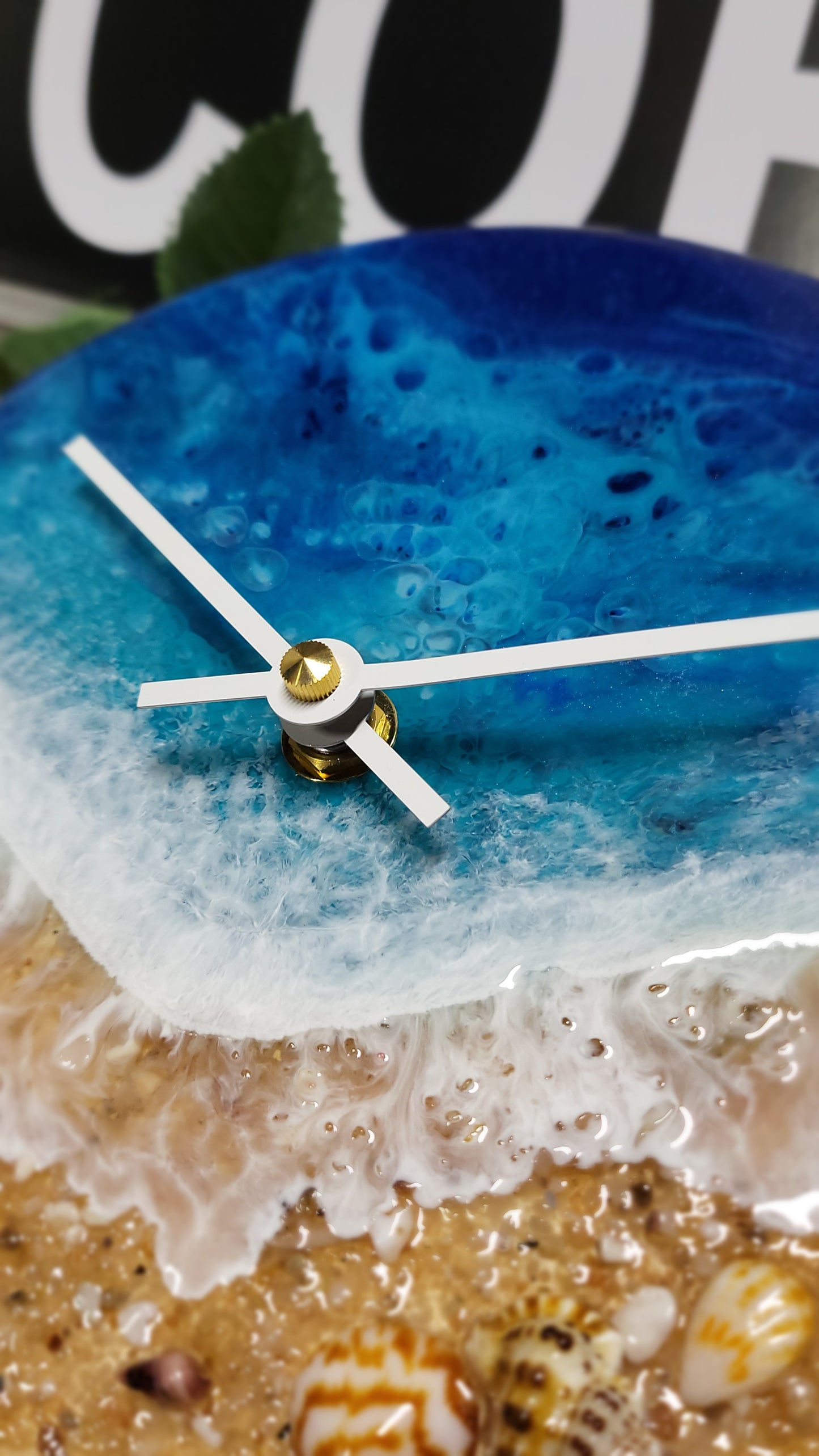 Epoxy Resin Wall Clock Small (ab1733)